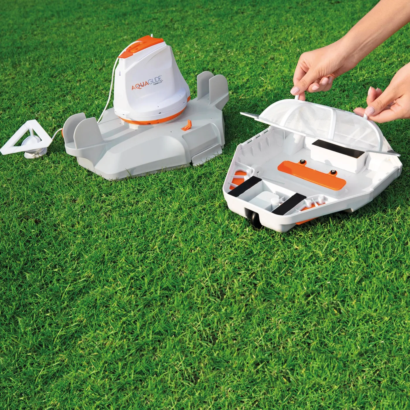 Pulitore a batteria per piscina BESTWAY Flowclear Aquaglide 2.2 m³/h 4