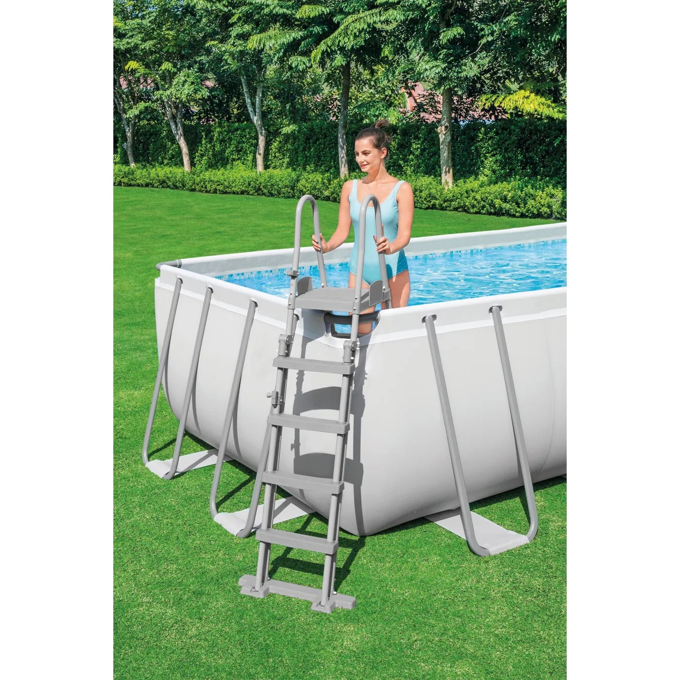 Piscina fuori terra tubolare BESTWAY Power Steel L int 6.2 x 2.5 m 2