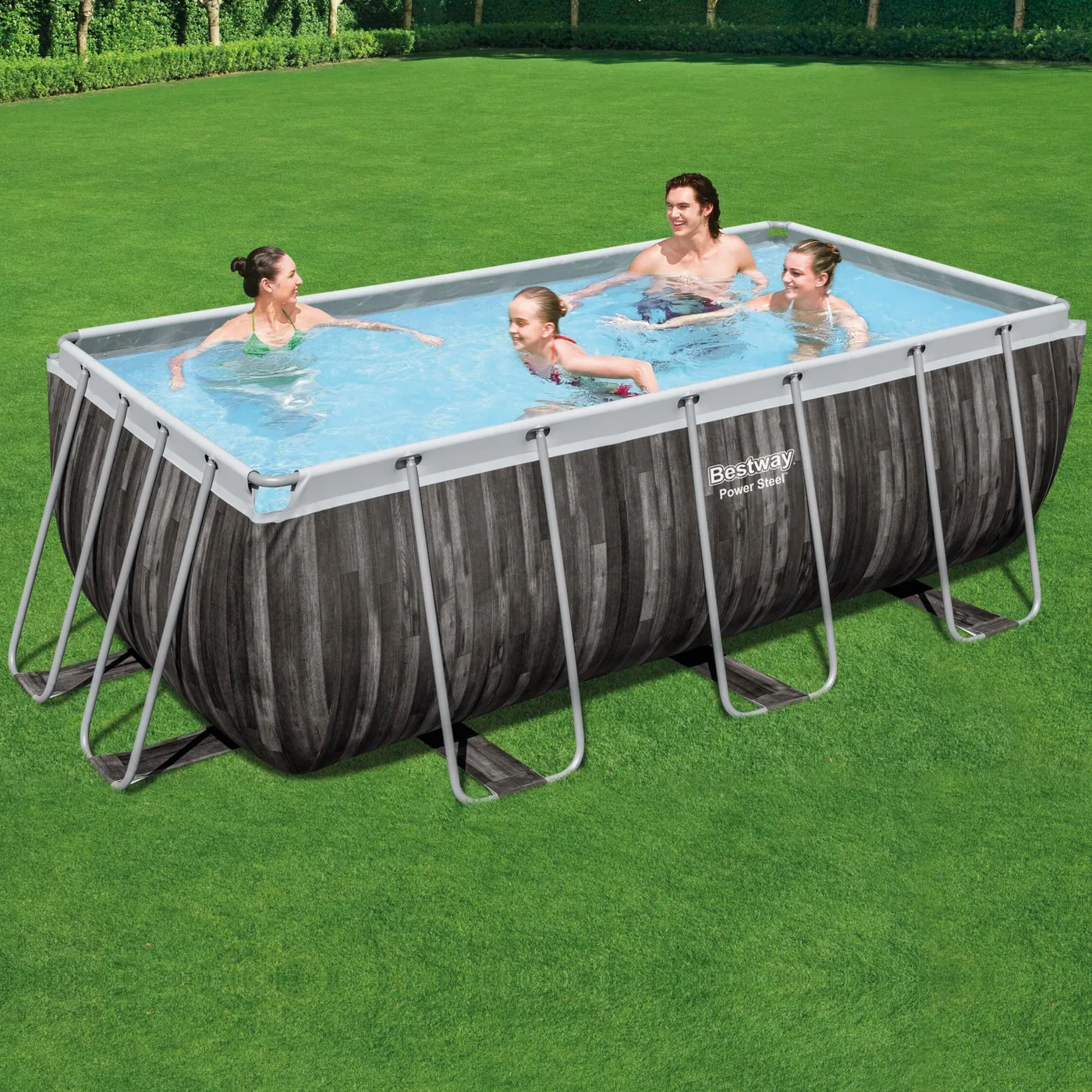 Piscina fuori terra tubolare BESTWAY Power Steel2 L int 4.12 x 2.01 m 2