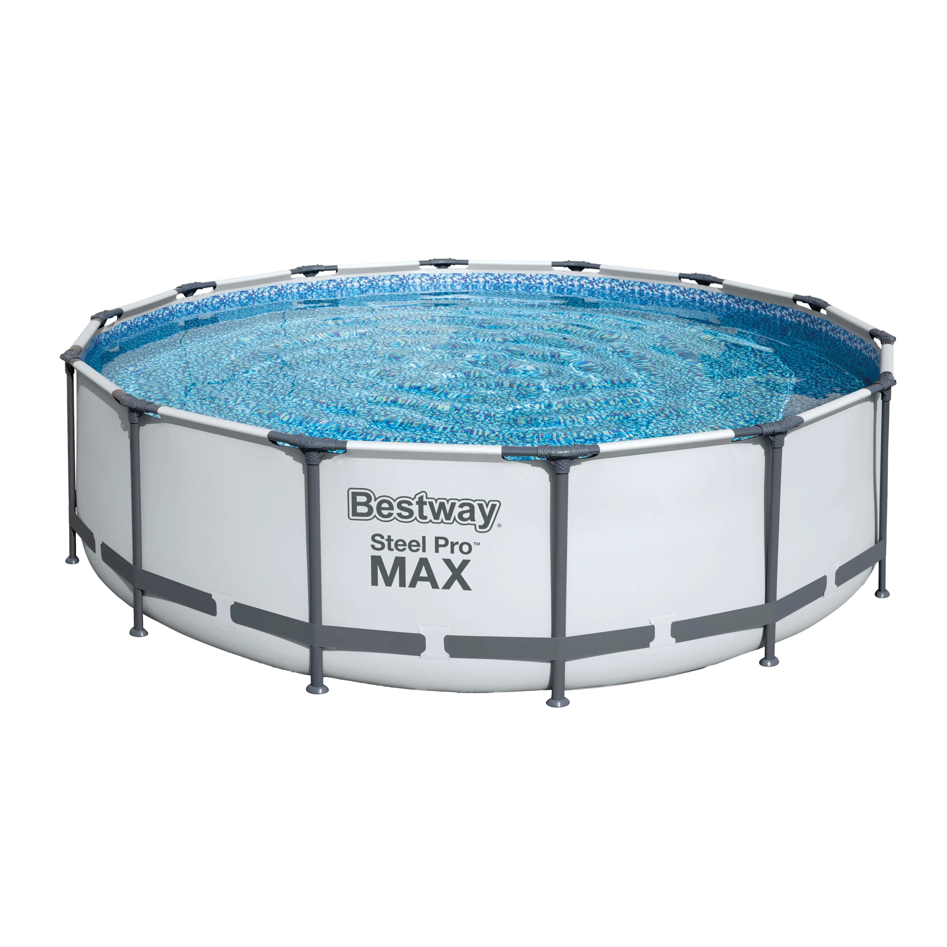 Piscina fuori terra tubolare BESTWAY Steel Pro Max grigio H 1.1 x D 4.27 m 6