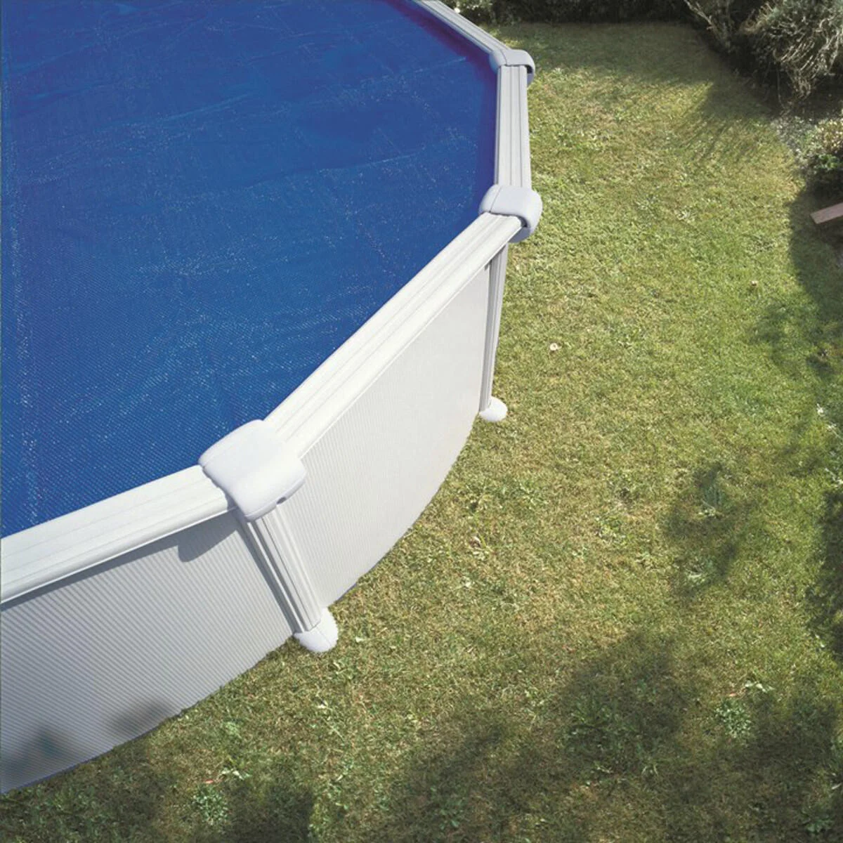 Copertura termica per piscina ovale GRE in polietilene 735 x 370 cm 2