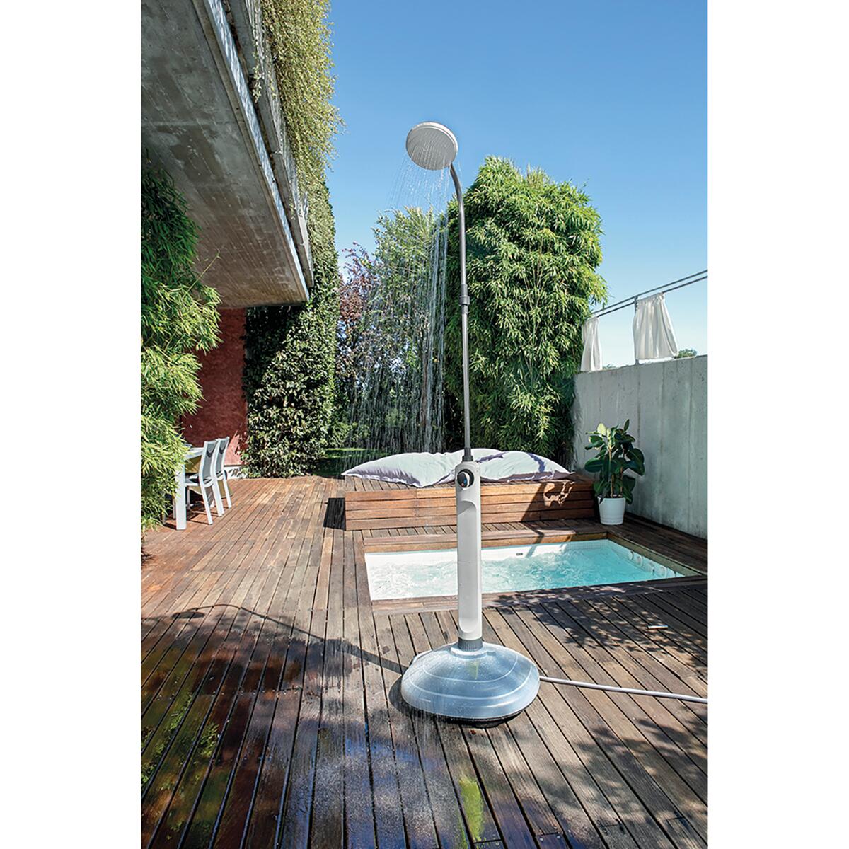 Doccia da giardino GF Sunny Niagara Grey d'appoggio H 210 cm