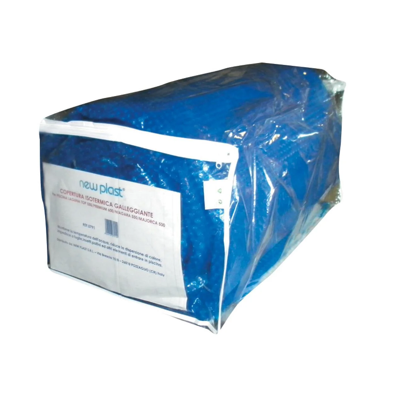 Copertura termica per piscina rettangolare in polietilene 560 x 305 cm 2