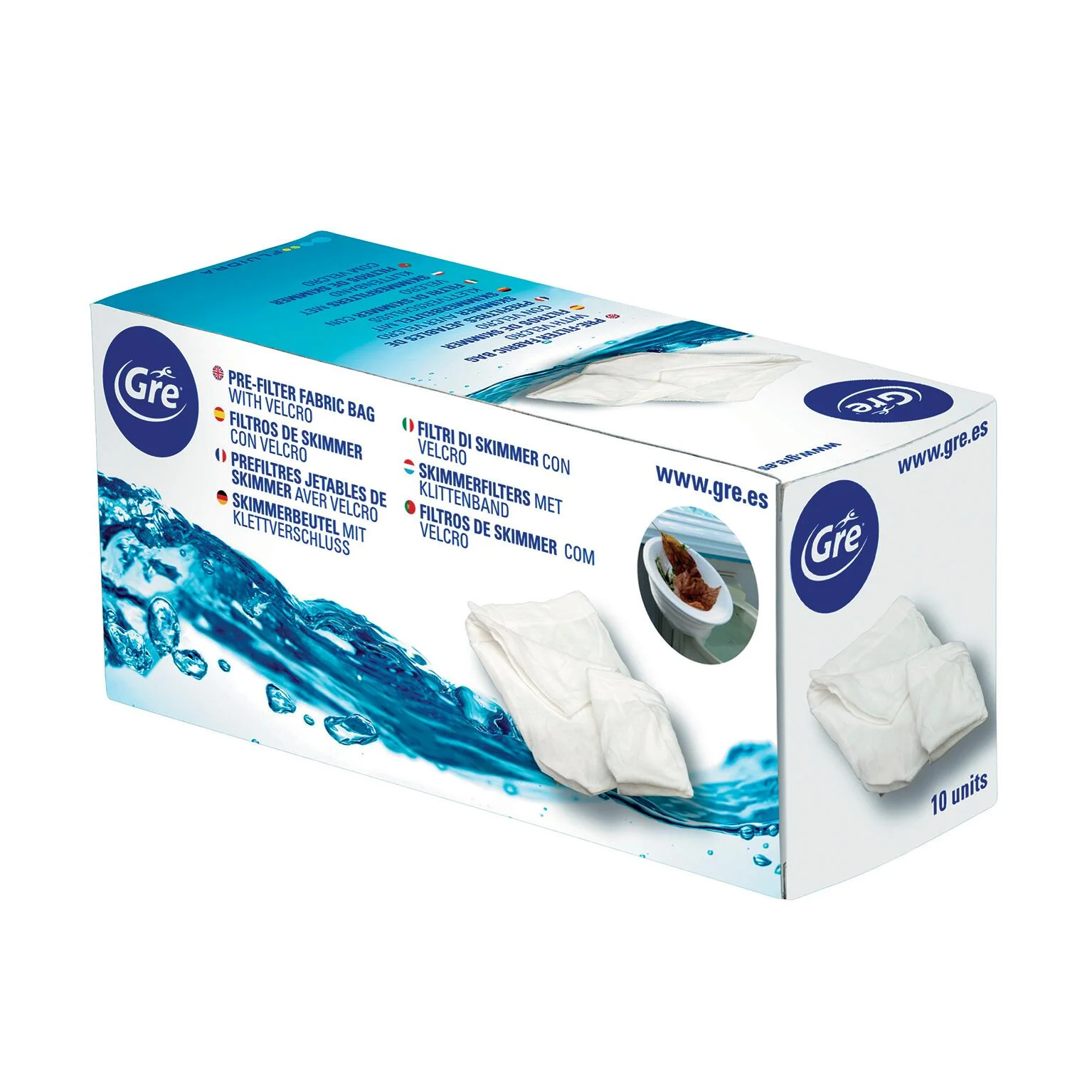 Sacchetto per skimmer, 10 pezzi 2