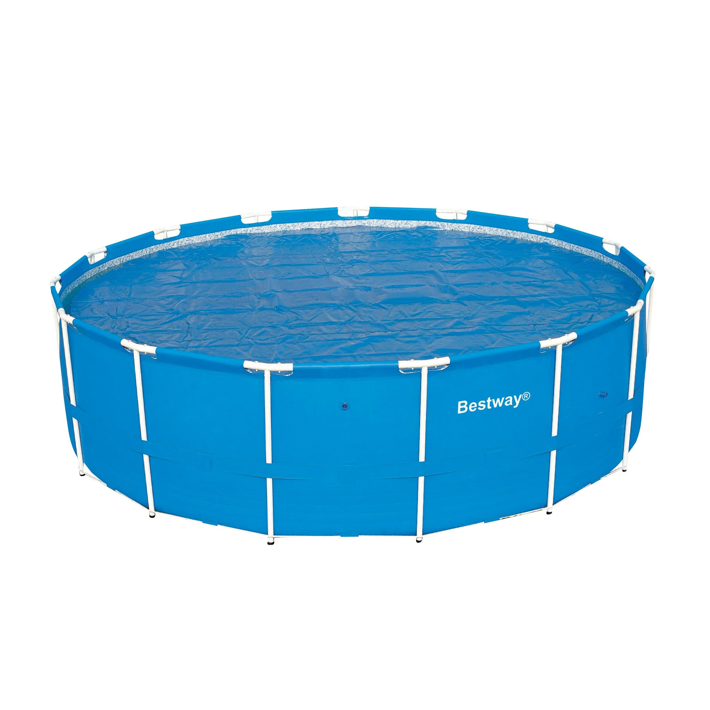 Copertura termica per piscina tondo BESTWAY in polietilene blu Ø 289 cm