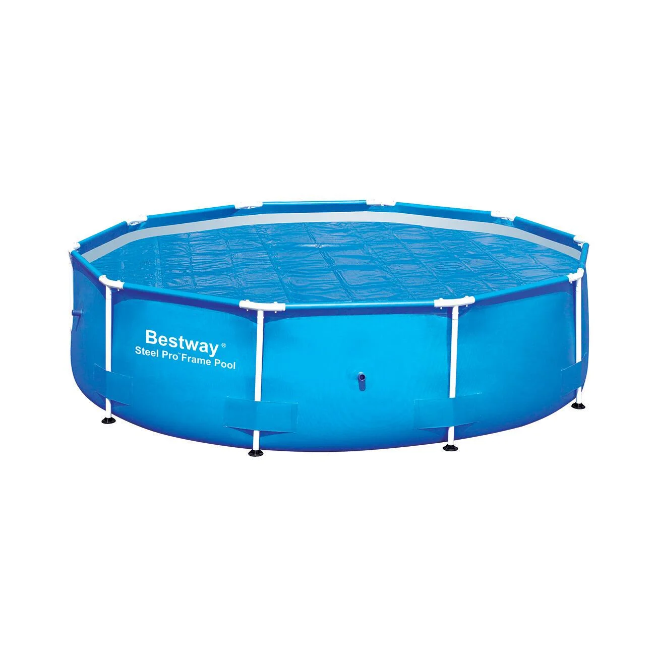 Copertura termica per piscina tondo BESTWAY in polietilene blu Ø 289 cm 4