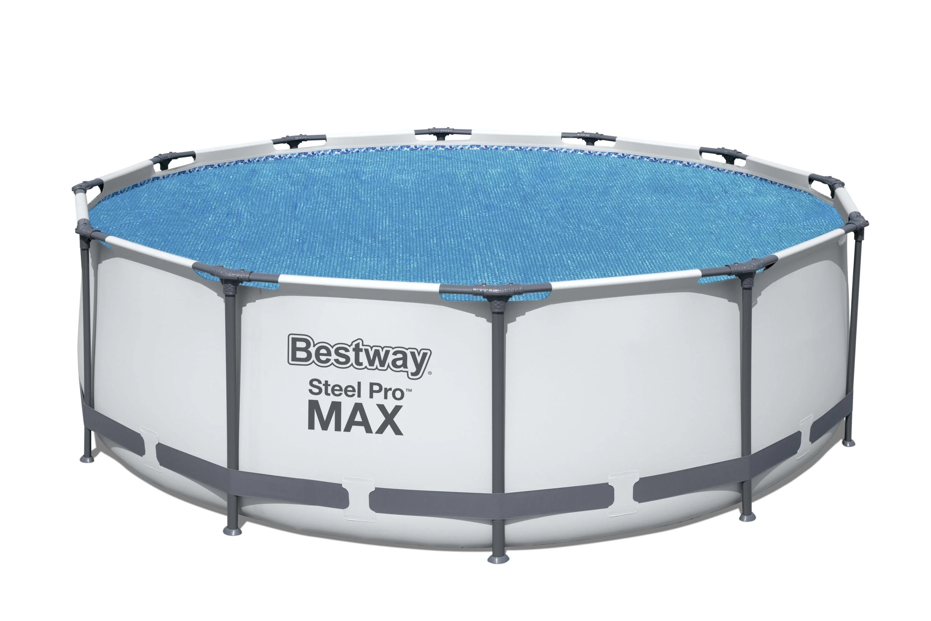 Copertura termica per piscina tondo BESTWAY Telo Termico Fast Set da 3,66 in polietilene blu Ø 366 cm 3