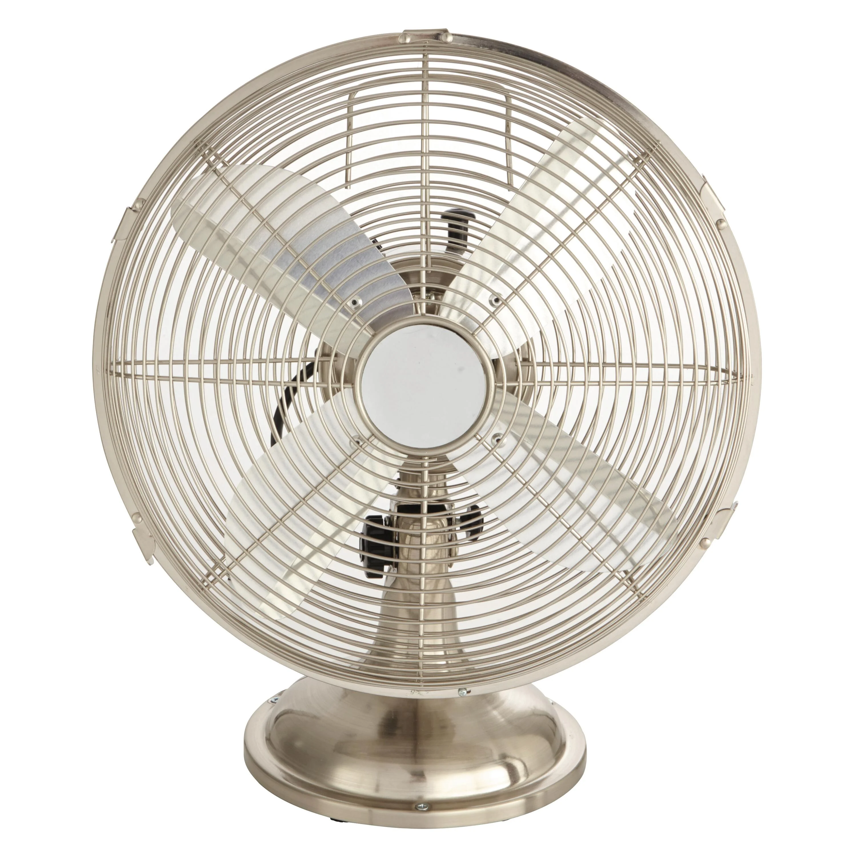 Ventilatore da tavolo EQUATION Mini Cooma cromo 40 W Ø 30 cm