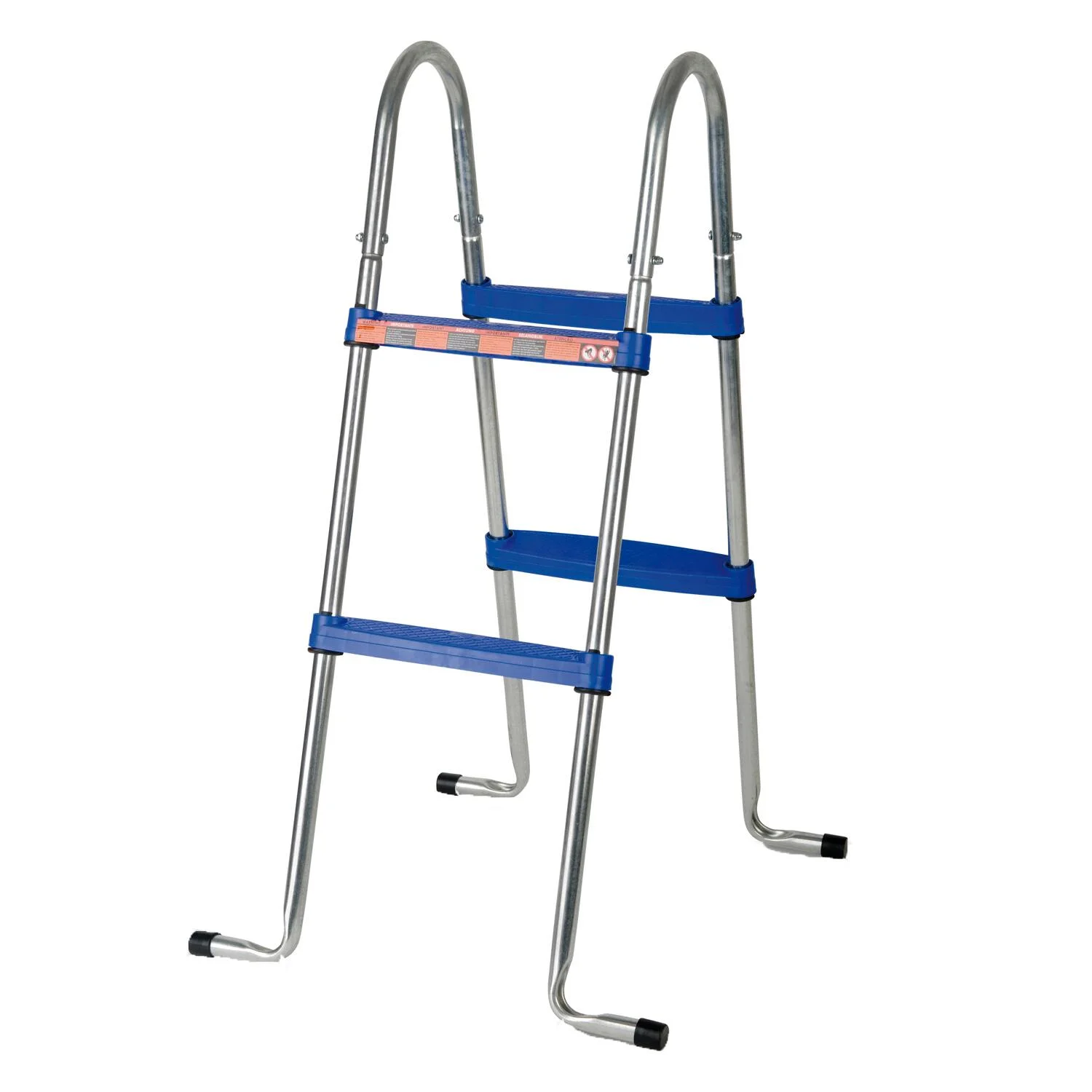 Scaletta per piscina fuori terra rigida in acciaio Gre AR109 2 gradini 98 cm