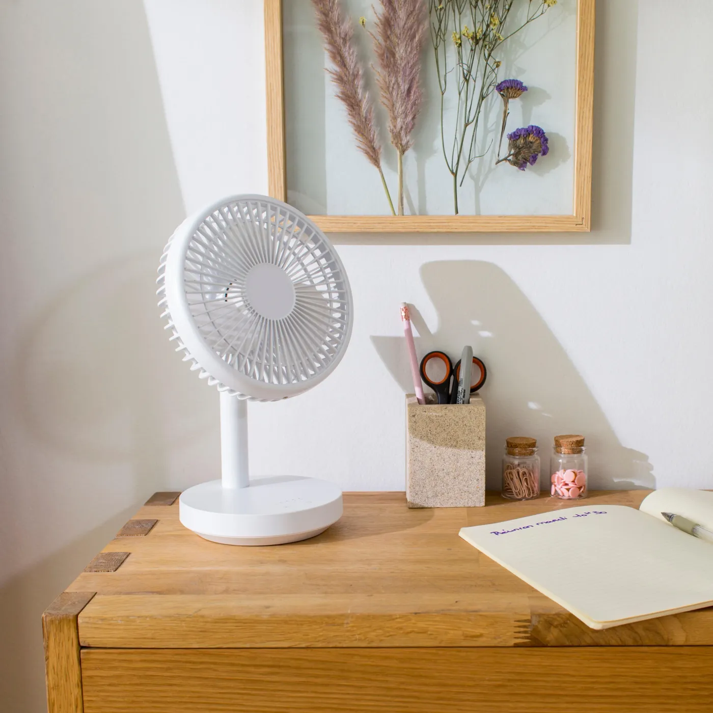 Ventilatore usb EQUATION Loft bianco 6.5 W Ø 17.7 cm 2