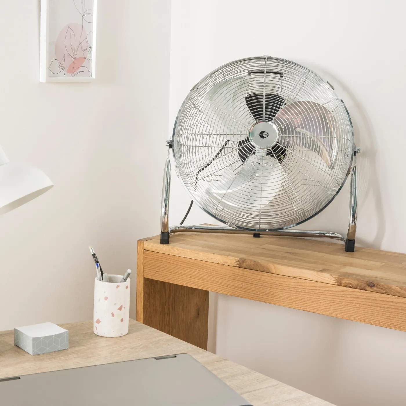 Ventilatore industriale EQUATION Jervis3 cromo 120 W Ø 45 cm 2