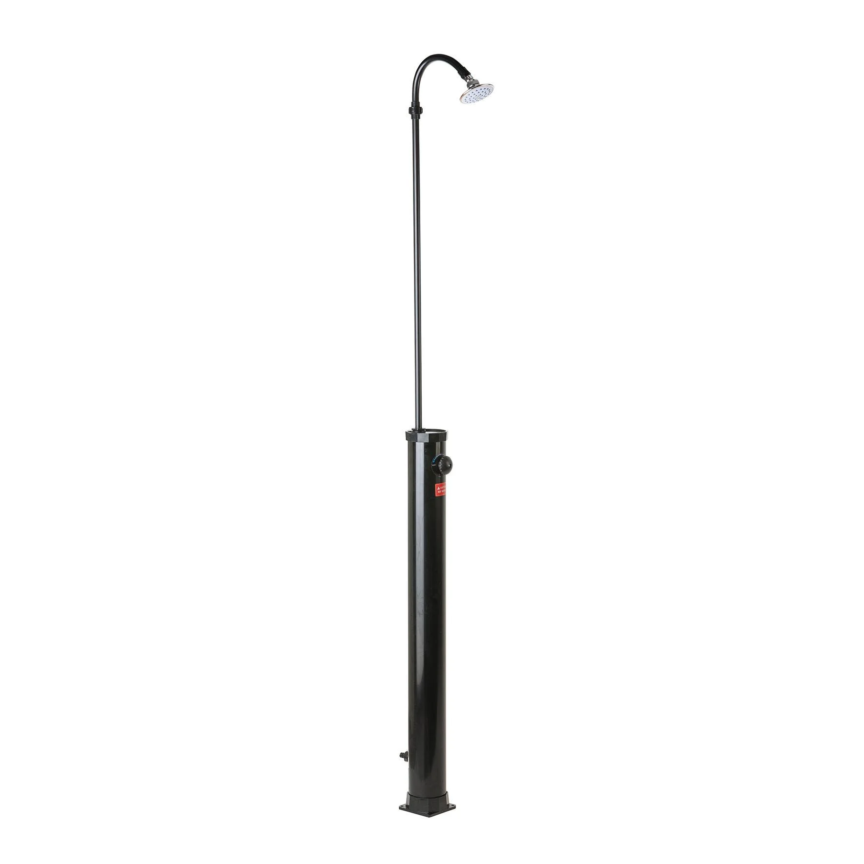 Doccia per piscina solare GRE 9 L, nero H 215 cm
