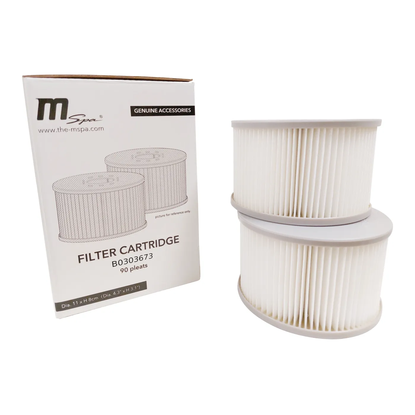 Cartuccia per filtro a cartuccia per pompe da piscina e spa in abs