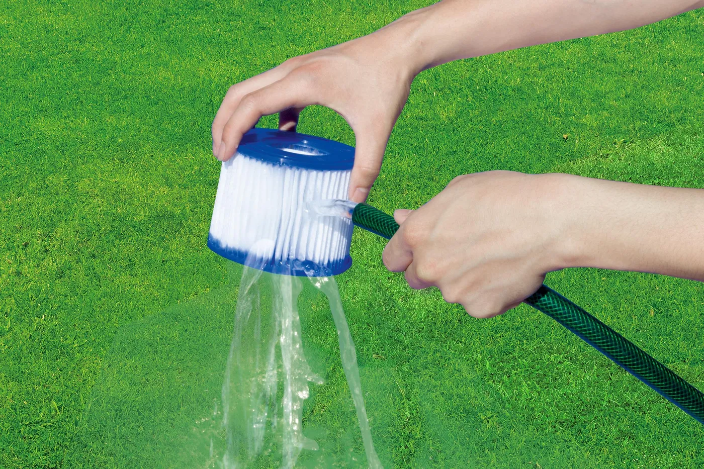 Cartuccia per filtro a cartuccia per pompe da piscina e spa in pvc BESTWAY 3