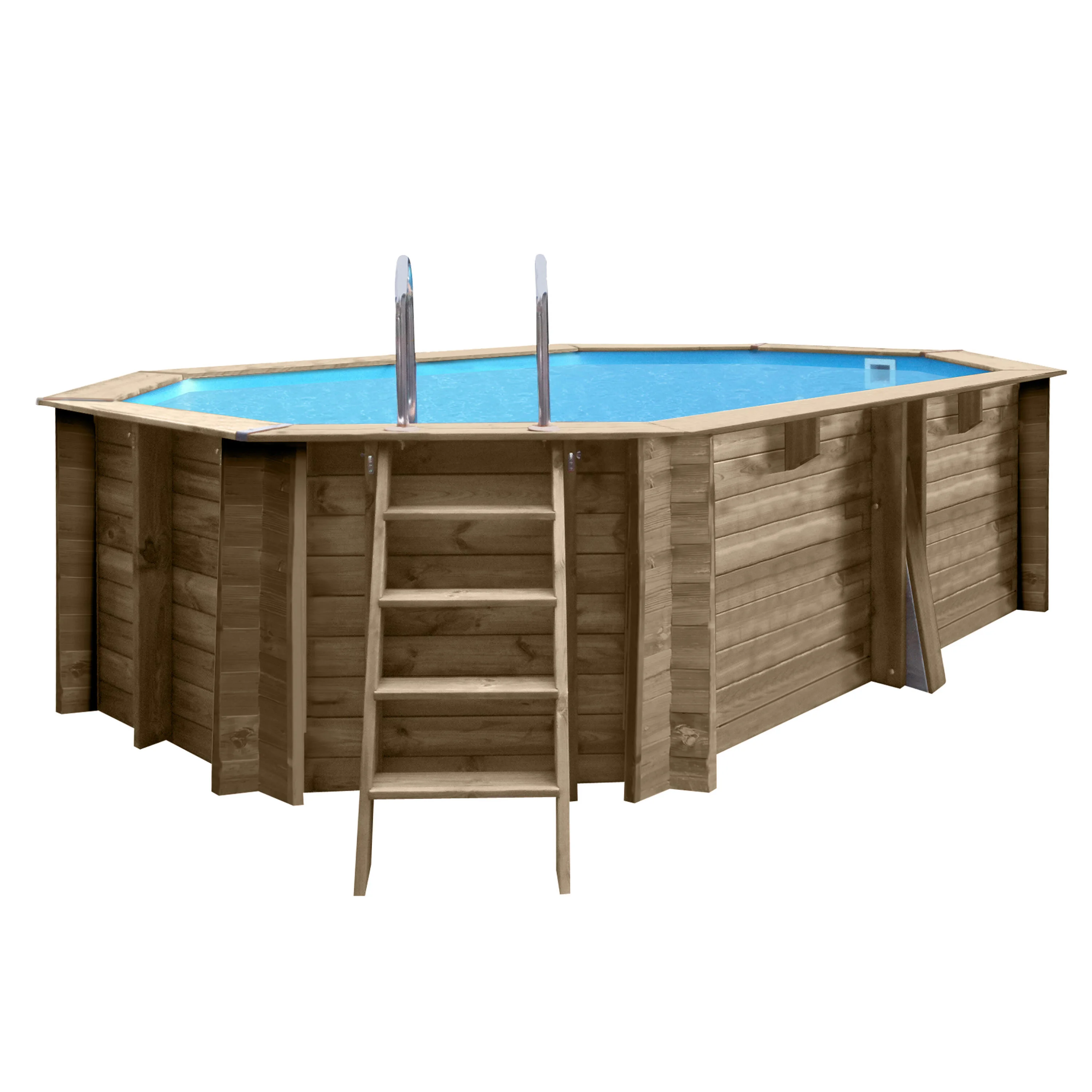 Piscina fuori terra rigida GRE Safran L int 5.73 x 3.48 m 7