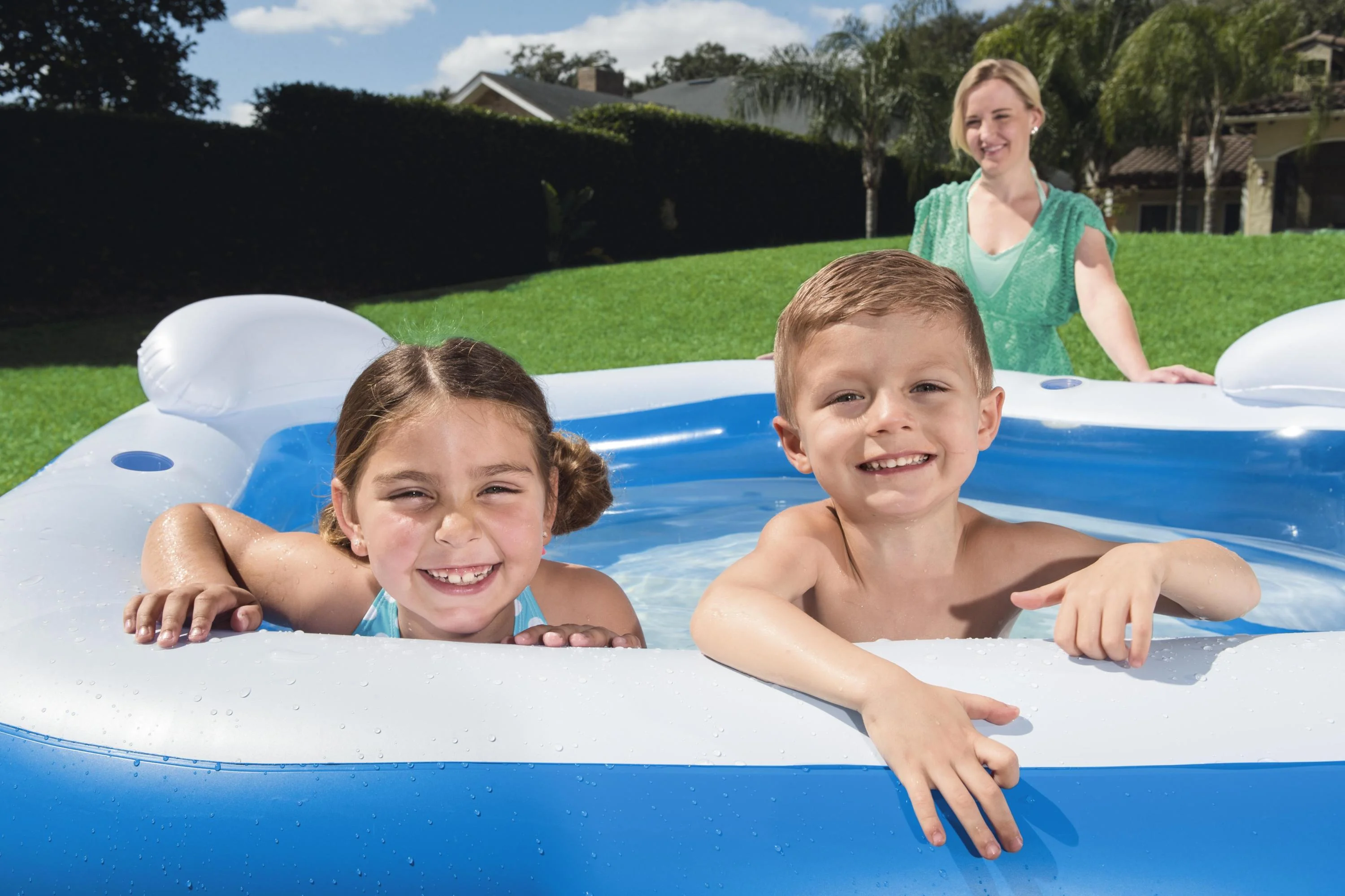 Piscina gonfiabile BESTWAY Family L 2.12 x 2.03 H 0.69 m 2