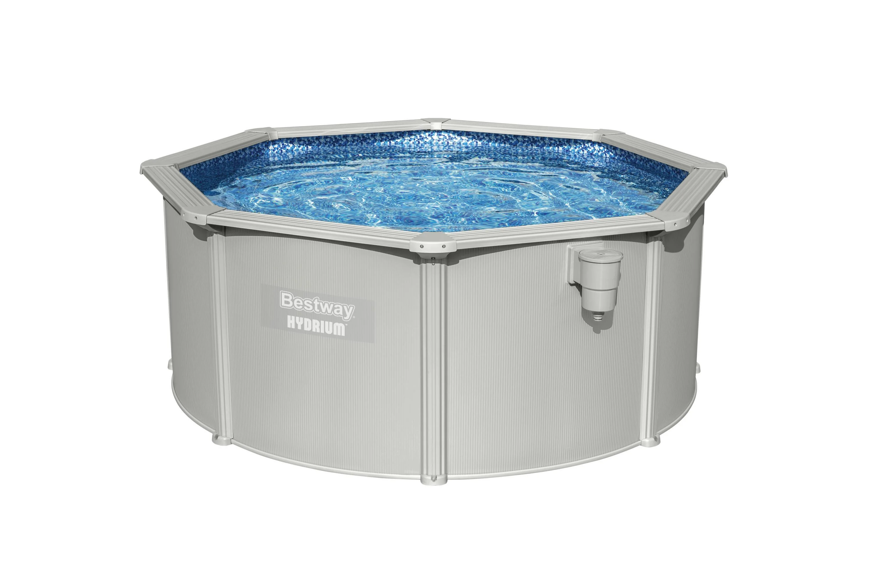 Piscina fuori terra rigida BESTWAY Hydrium grigio H 1.2 x D 3.2 m 4
