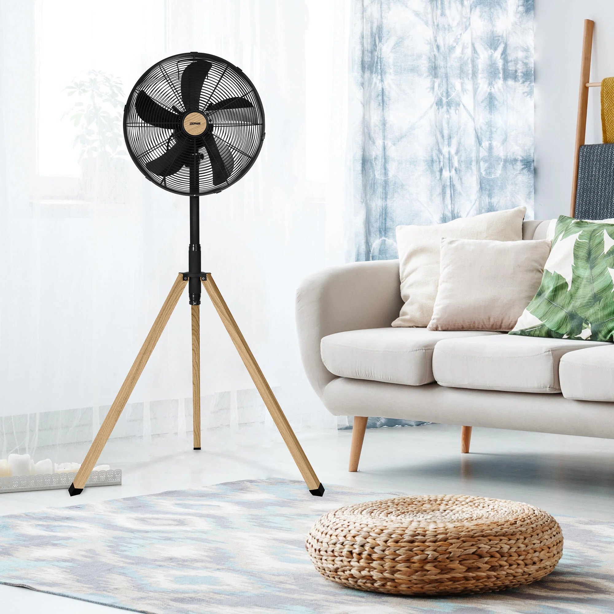 Ventilatore a piantana ZEPHIR PL41TR marrone 50 W Ø 40 cm 2