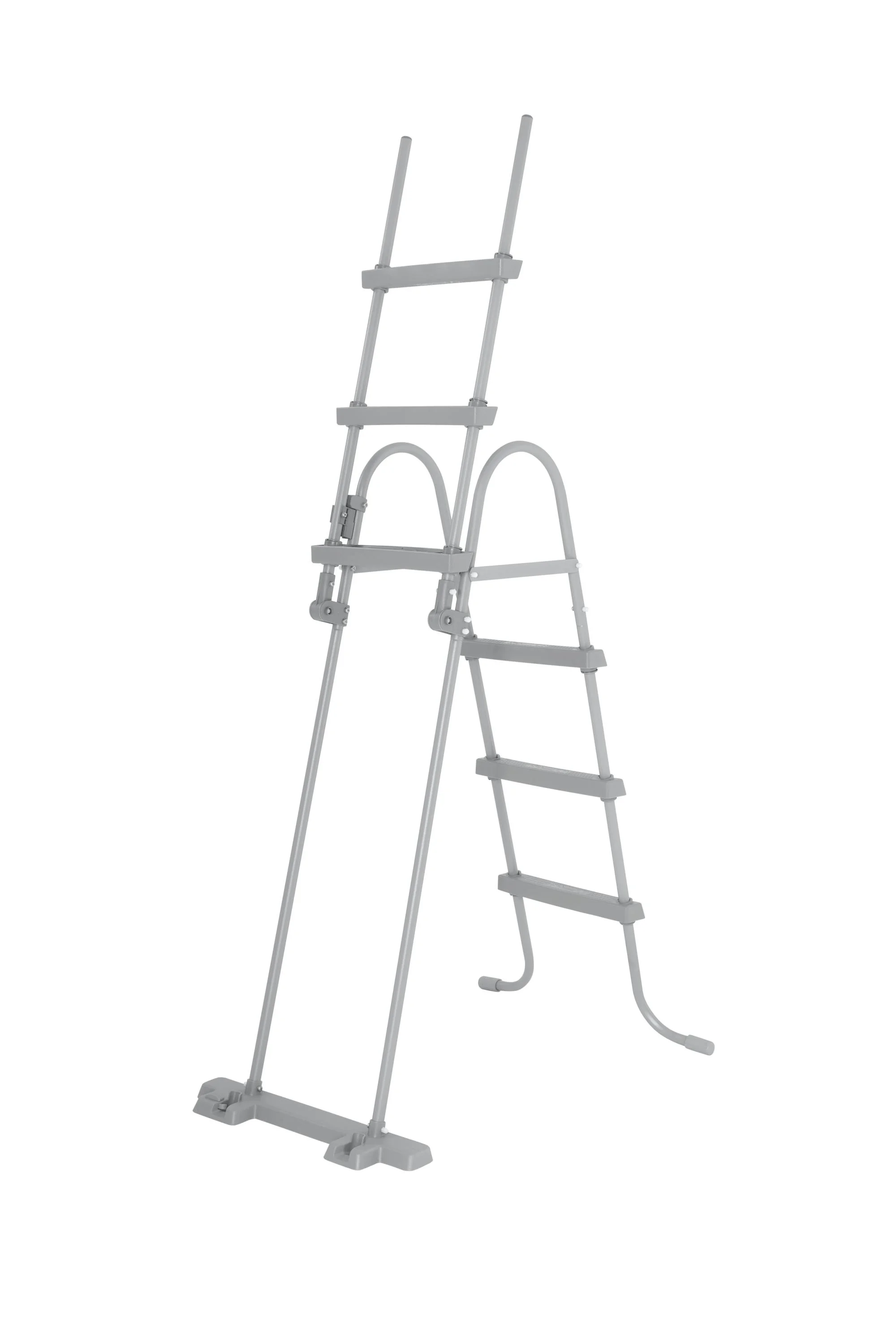 Scaletta per piscina rimovibile tubolare o portatile in acciaio Bestway 3 gradini 107 cm