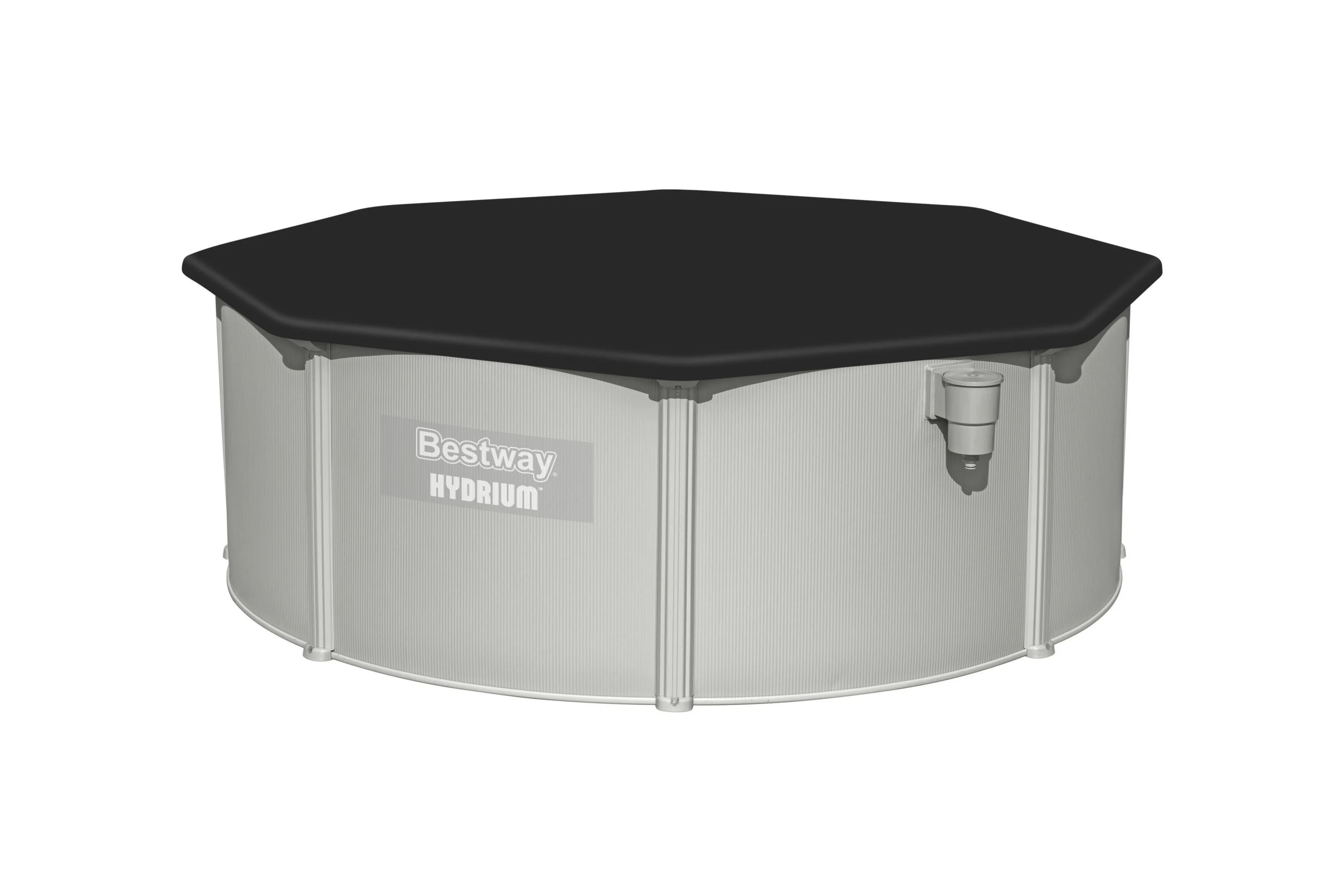 Piscina fuori terra rigida BESTWAY Hydrium grigio H 1.2 x ⌀ 3.8 m 8