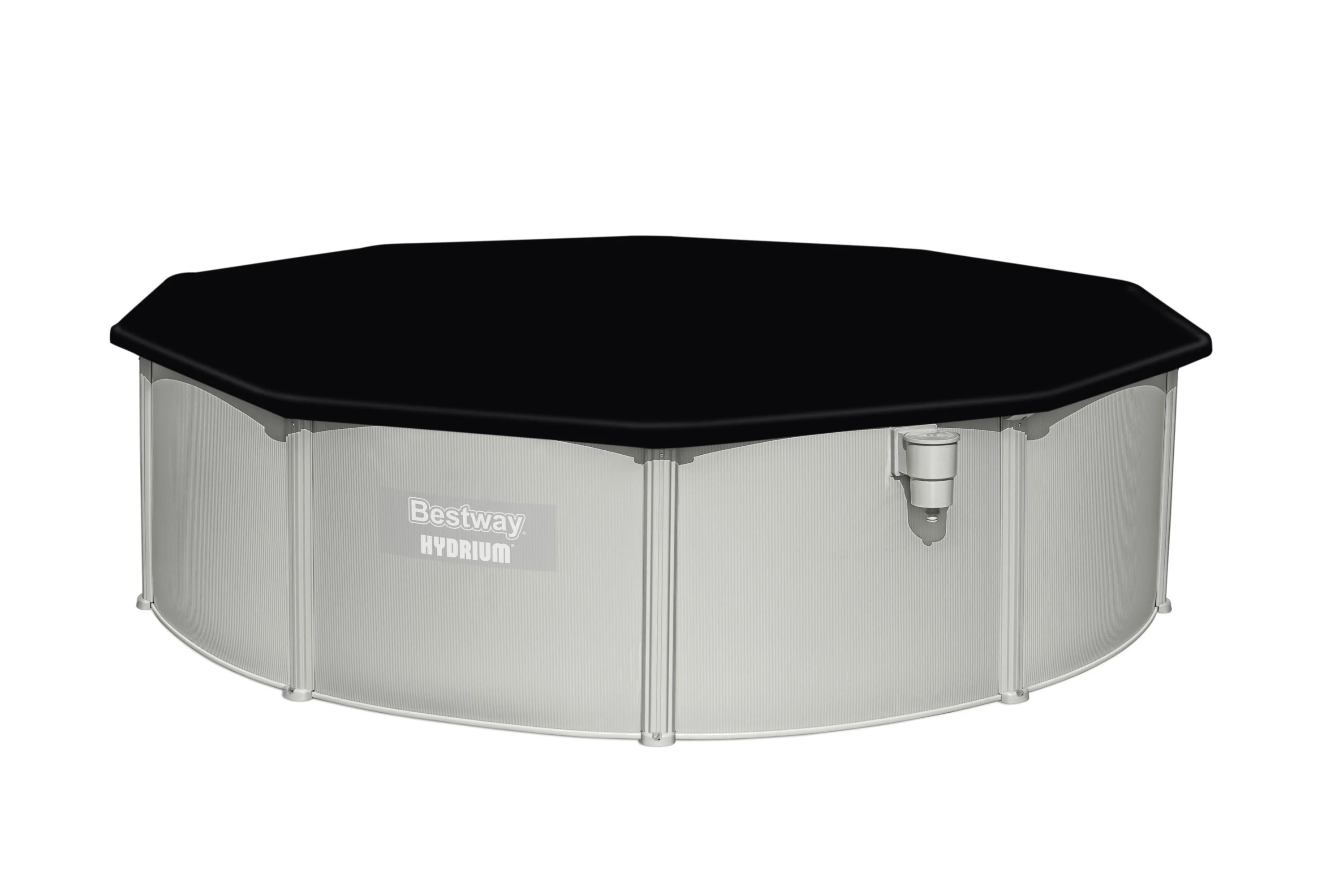 Piscina fuori terra rigida BESTWAY Hydrium Set grigio H 1.2 x D 4.8 m 5
