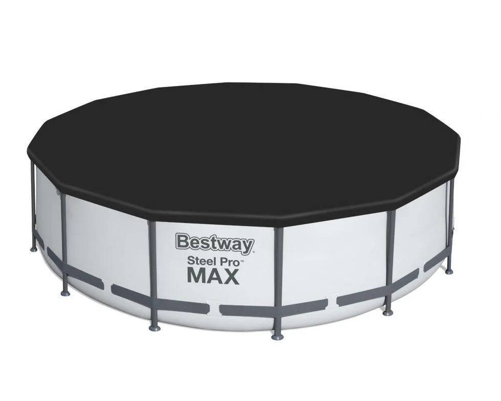 Piscina fuori terra tubolare BESTWAY Steel Pro Max grigio H 1.1 x D 4.27 m 4
