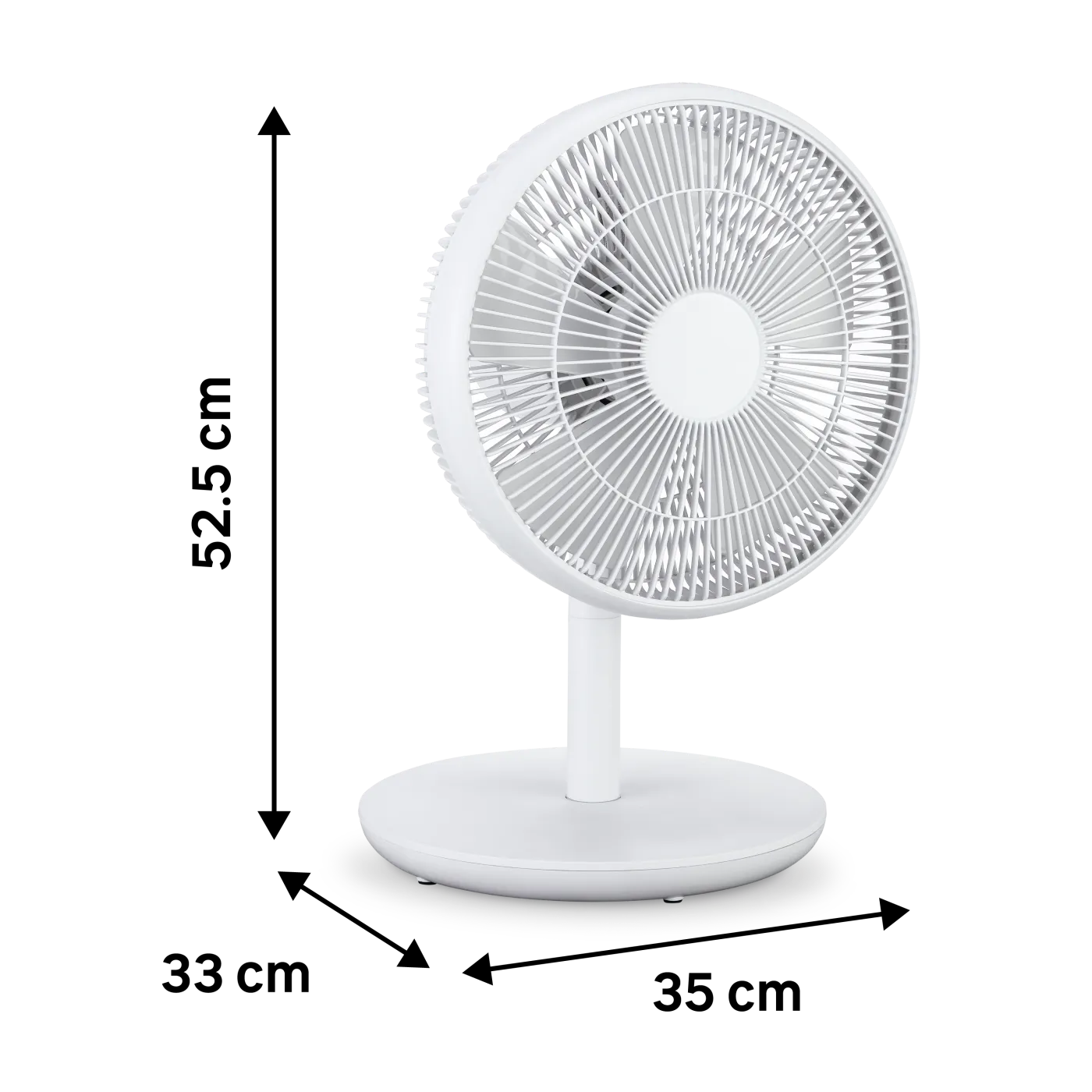 Ventilatore da scrivania EQUATION Loft bianco 35 W Ø 35 cm 7