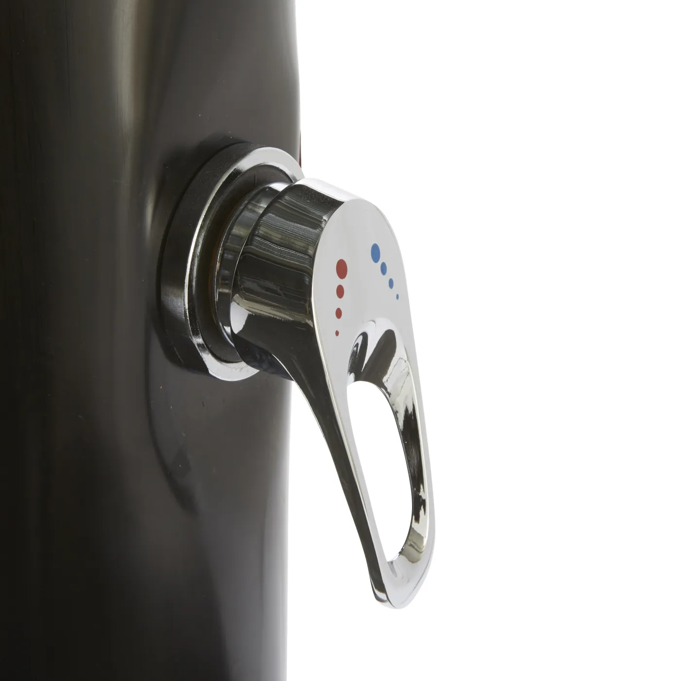 Doccia per piscina solare NATERIAL 23 L, nero H 233 cm 3