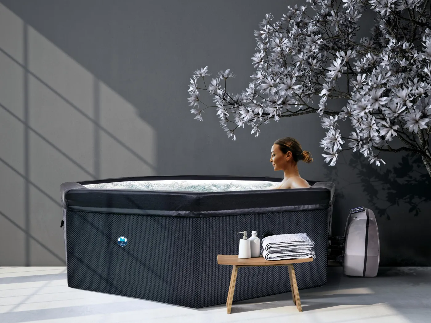 Idromassaggio da esterno gonfiabile NETSPA Octopus Ø 193 H 73 cm 2