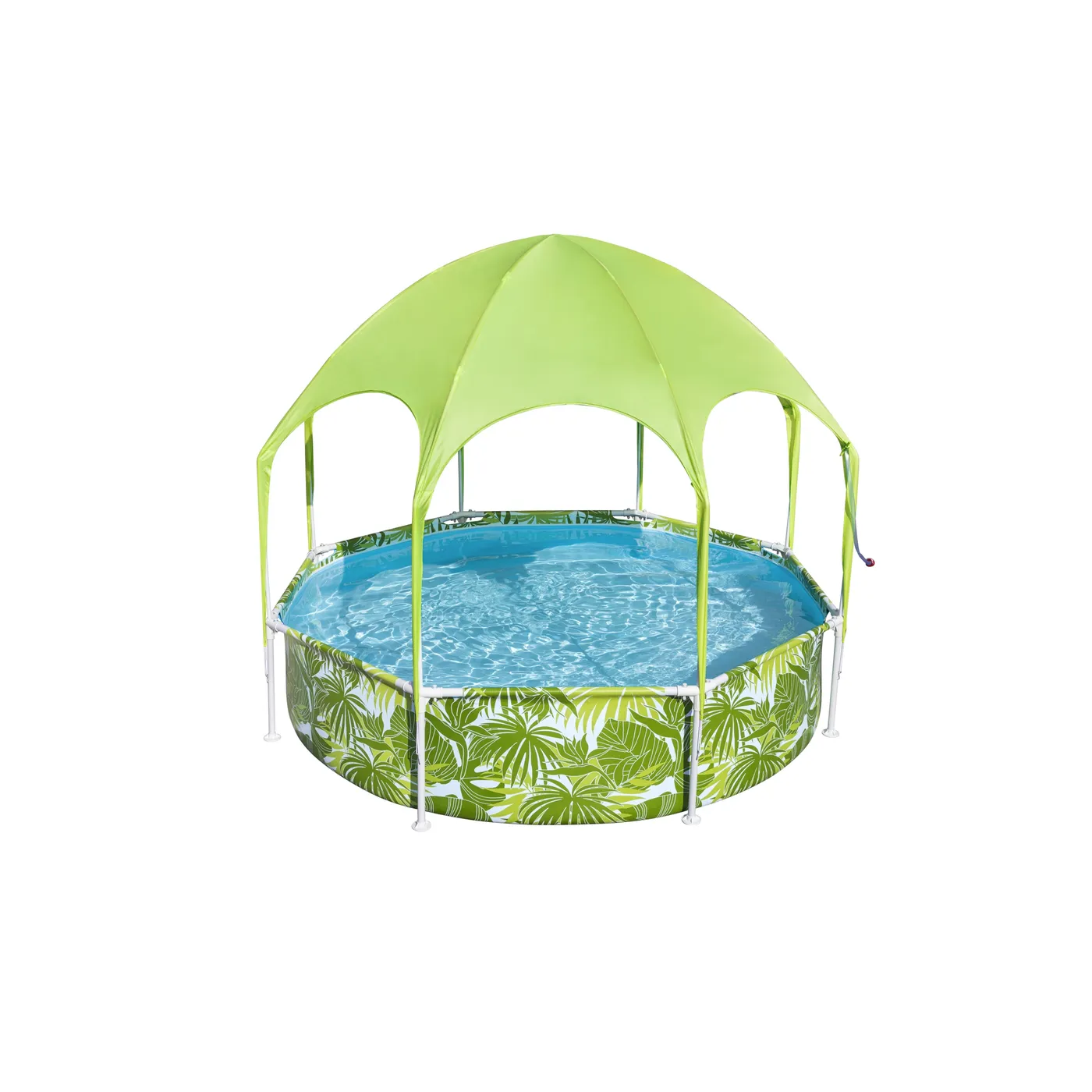 Piscina fuori terra tubolare BESTWAY Steel Pro verde H 0.51 x ⌀ 2.44 m 2