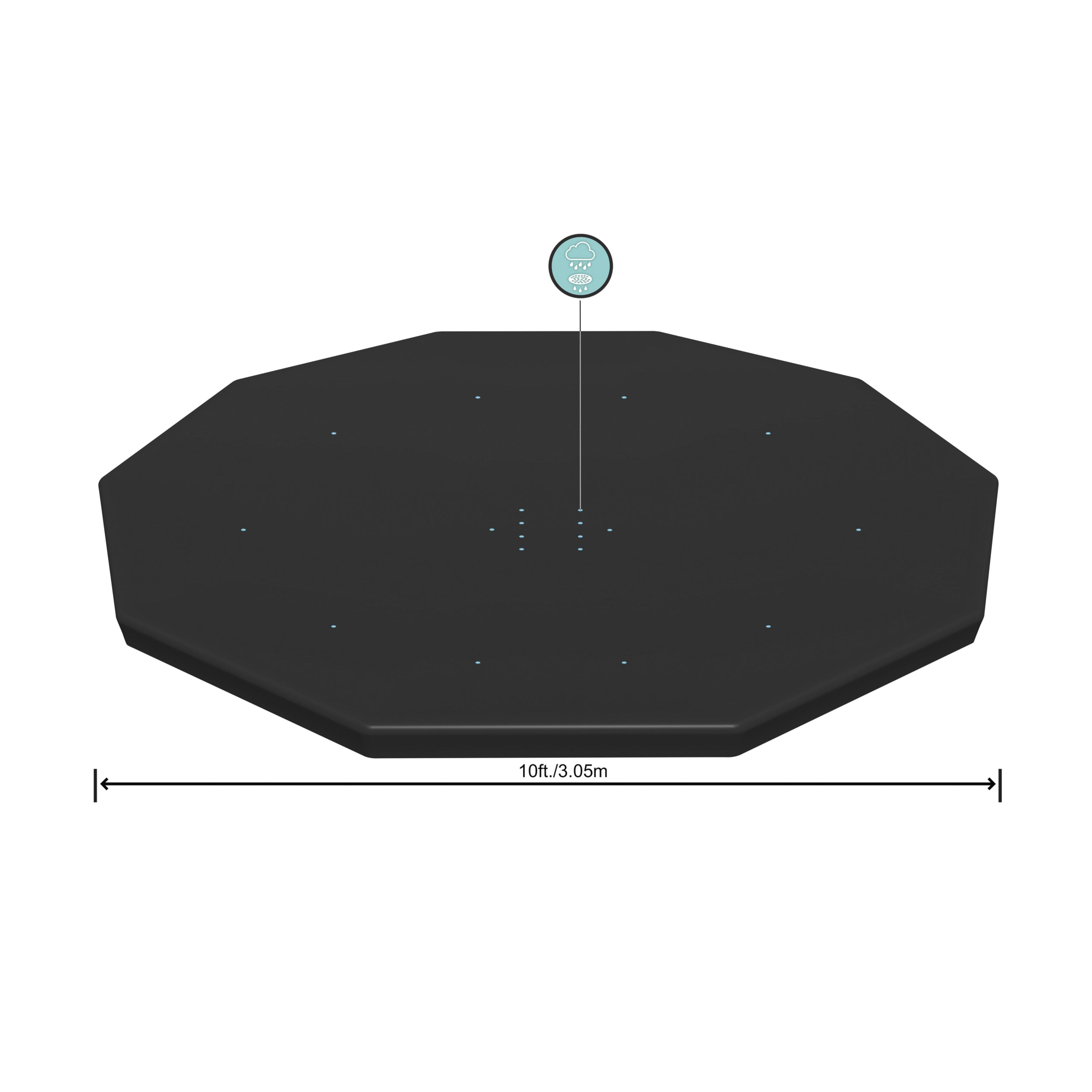 Copertura di sicurezza per piscina tondo BESTWAY in pvc nero Ø 305 cm 6
