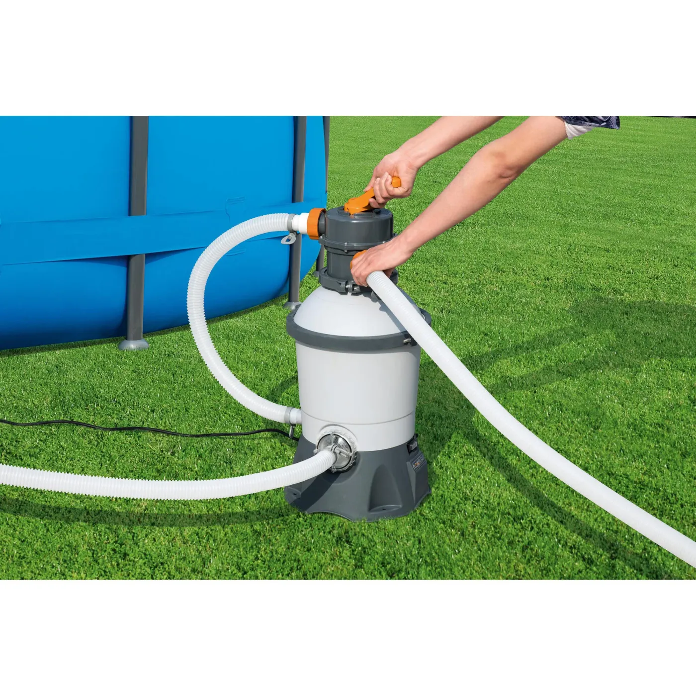 Filtro a sabbia per piscina BESTWAY 0.12 cv Flowclear  3.028 L/h 2