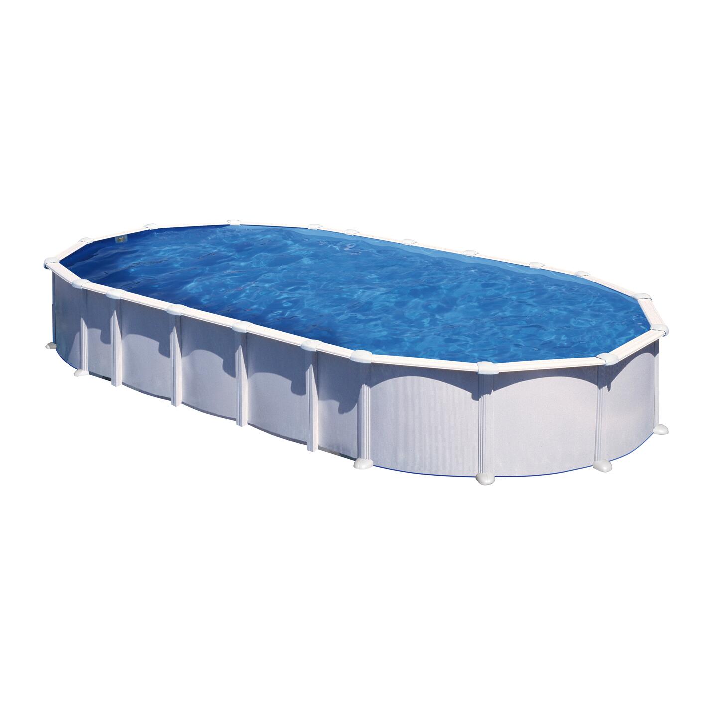 Piscina fuori terra rigida GRE Haiti bianco L int 9.15 x 4.7 m 6