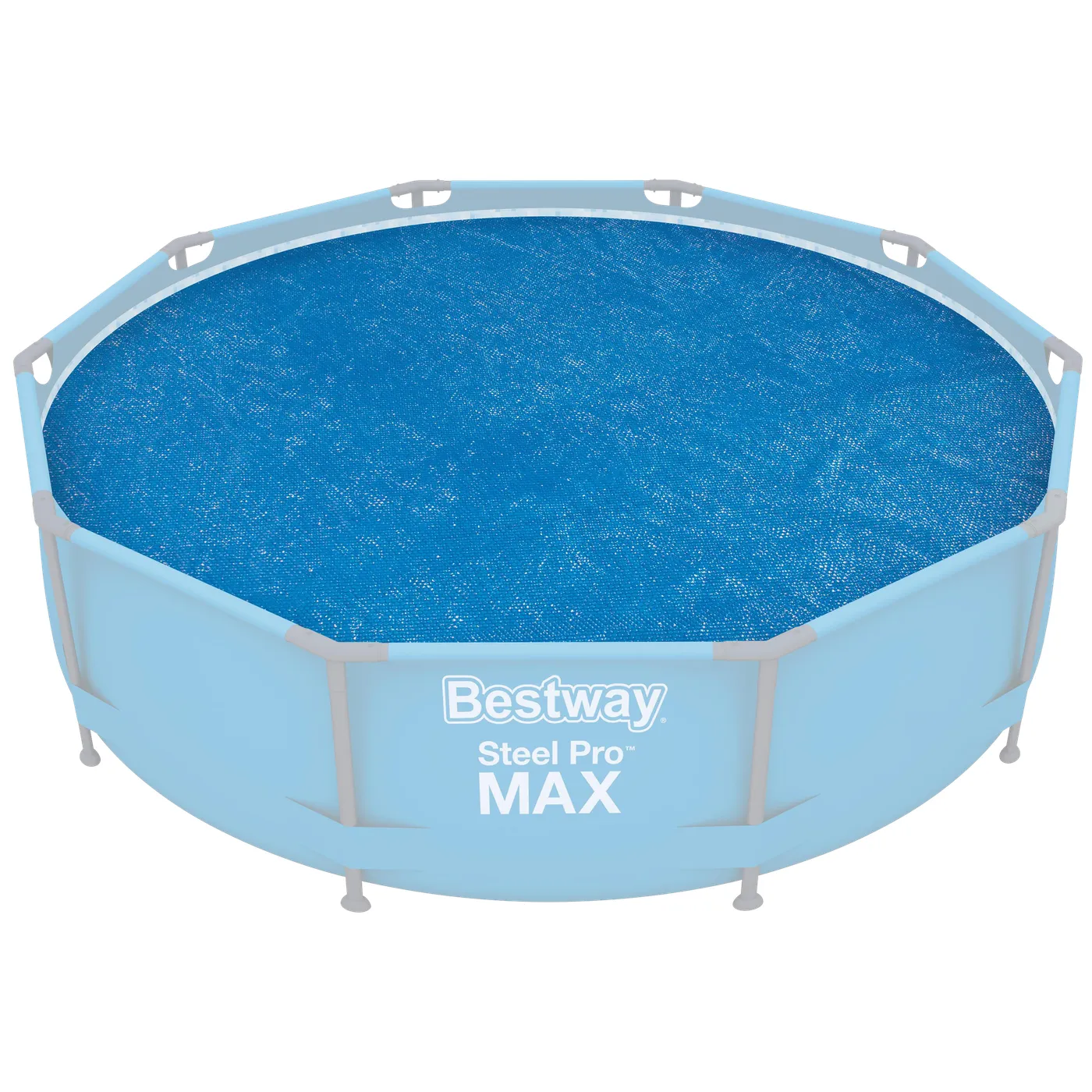 Copertura termica per piscina tondo BESTWAY in polietilene blu Ø 289 cm 3