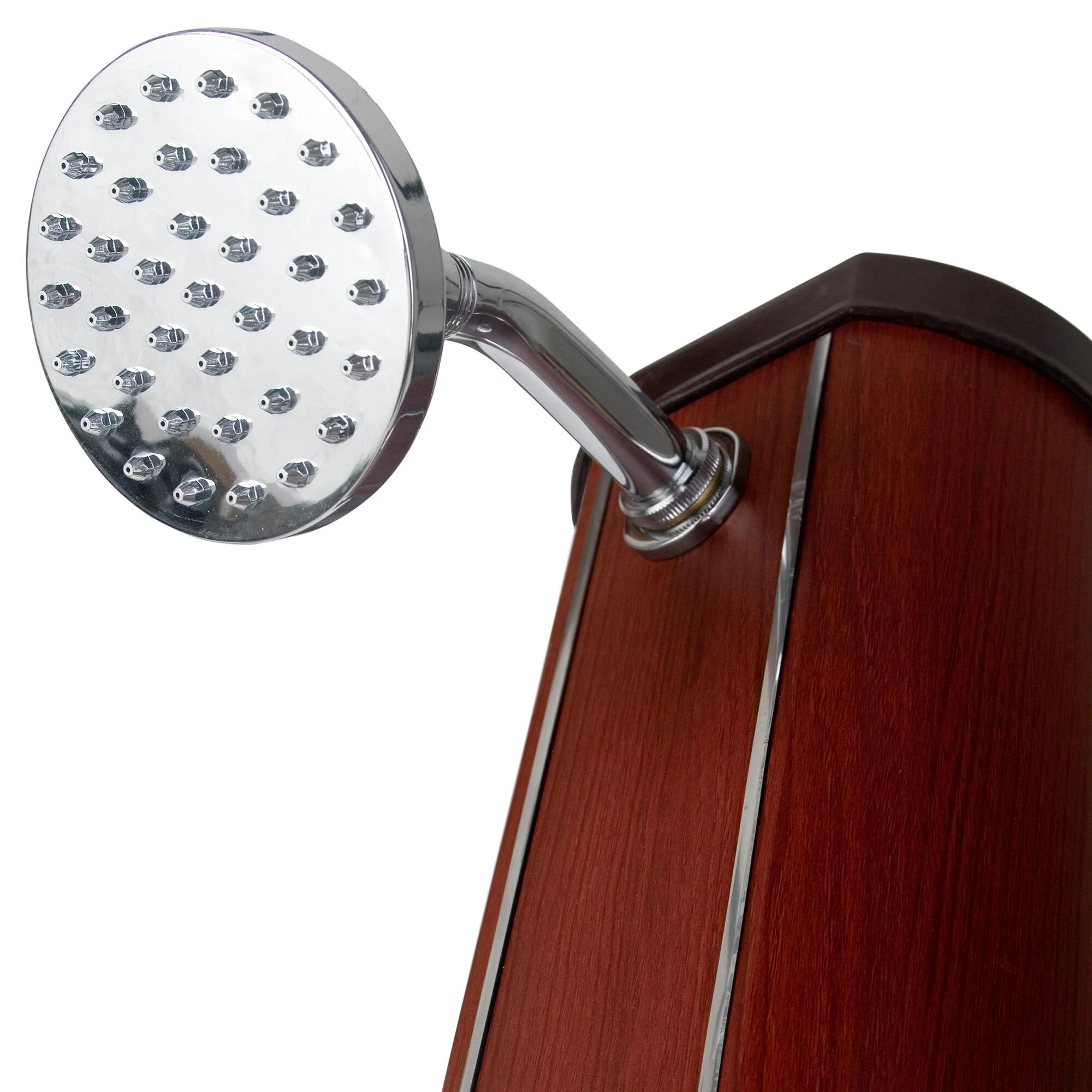 Doccia per piscina solare GRE tonda 32 L, marrone H 210 cm 6
