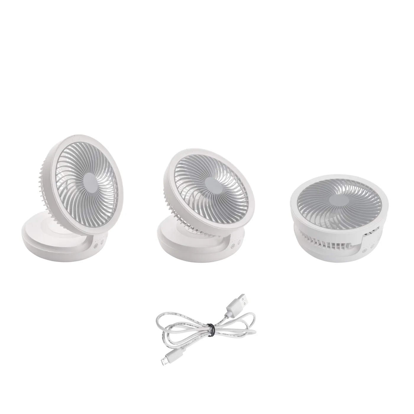 Ventilatore da tavolo EQUATION Fold bianco 5 W Ø 19 cm 4