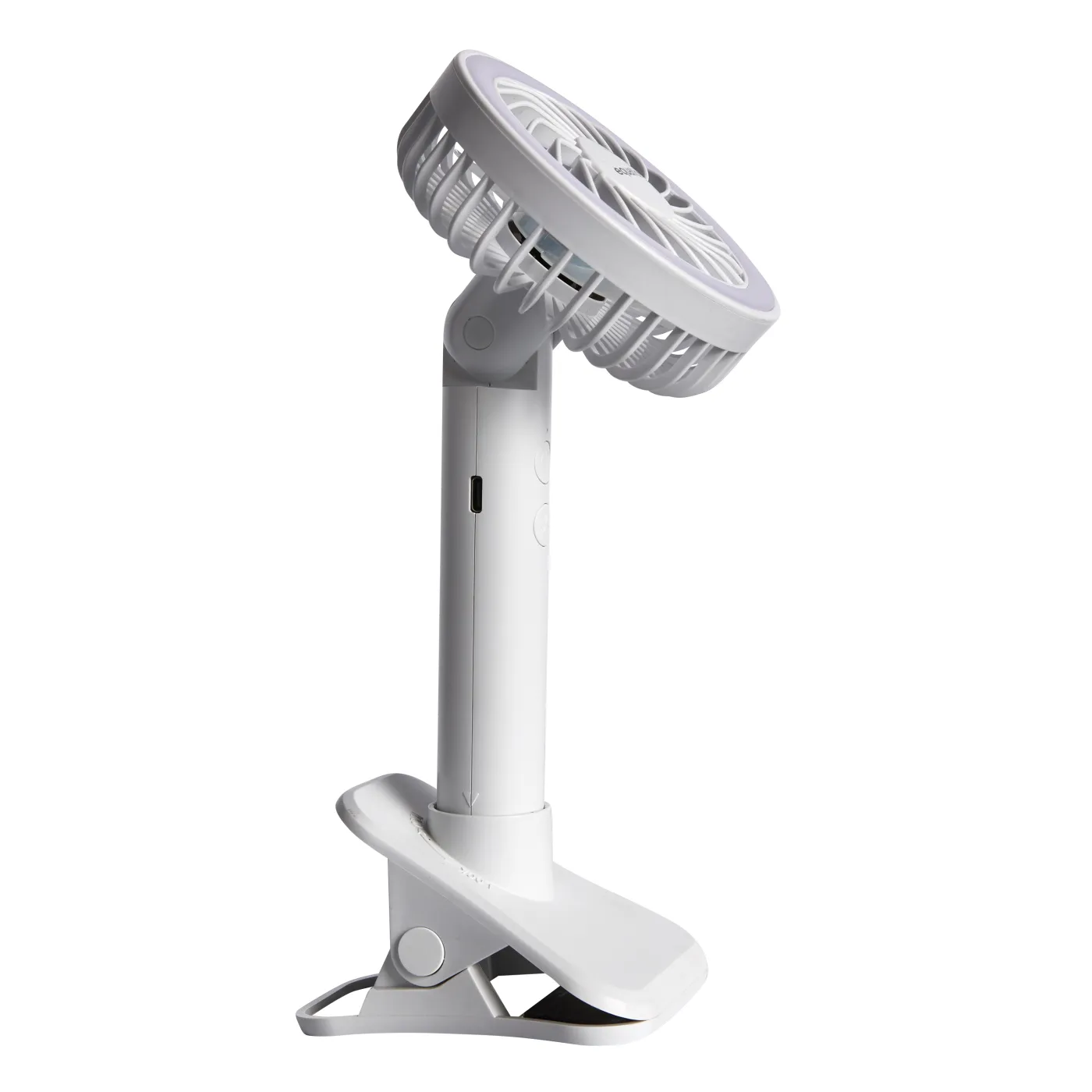 Ventilatore personal EQUATION Crab portatile bianco 5 W Ø 10.1 cm 6