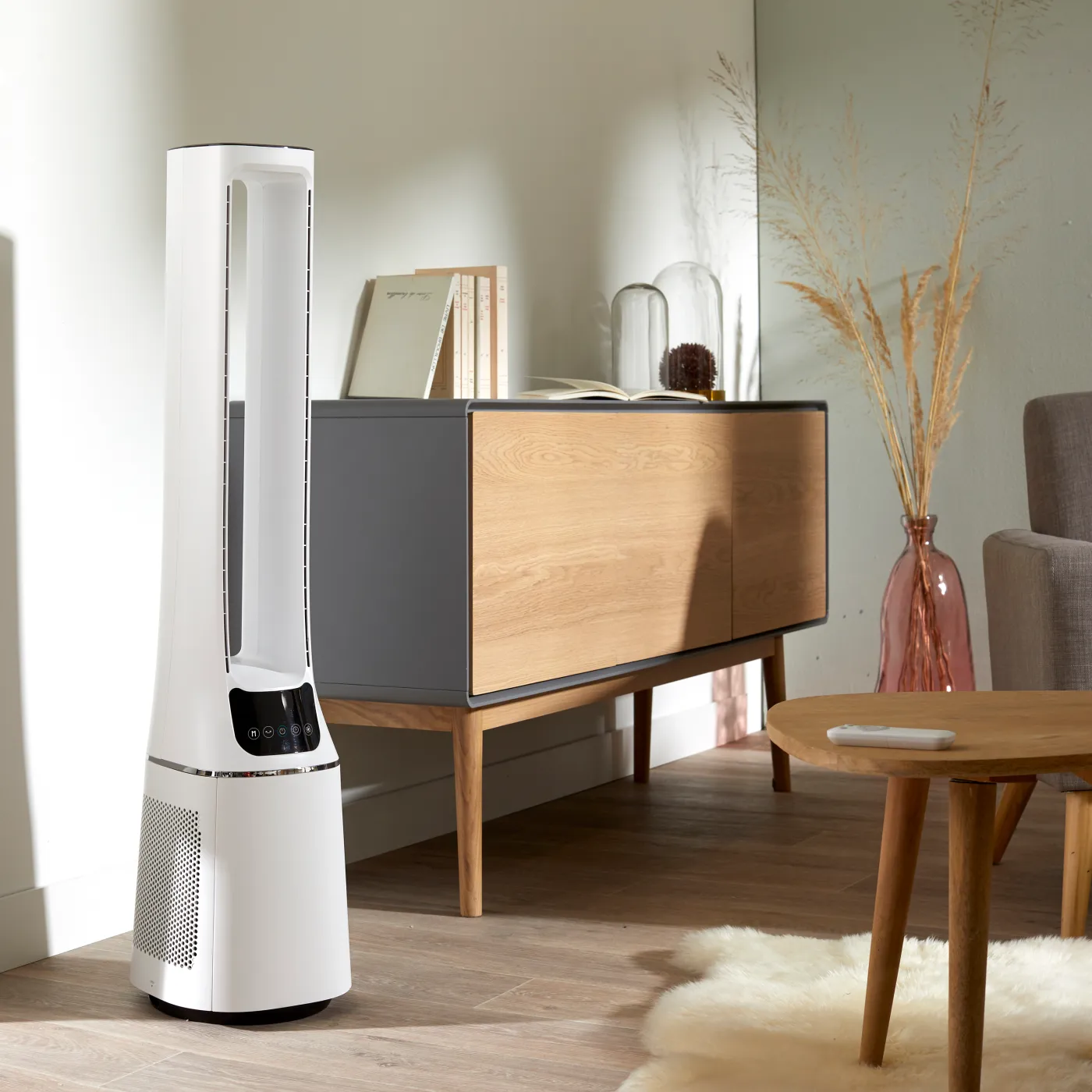 Ventilatore a colonna EQUATION Pure fan tower anche purificatore bianco 33 W H 113 cm 2