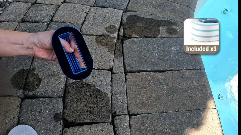 Spazzola per piscina NATERIAL 3pz ricambio 5