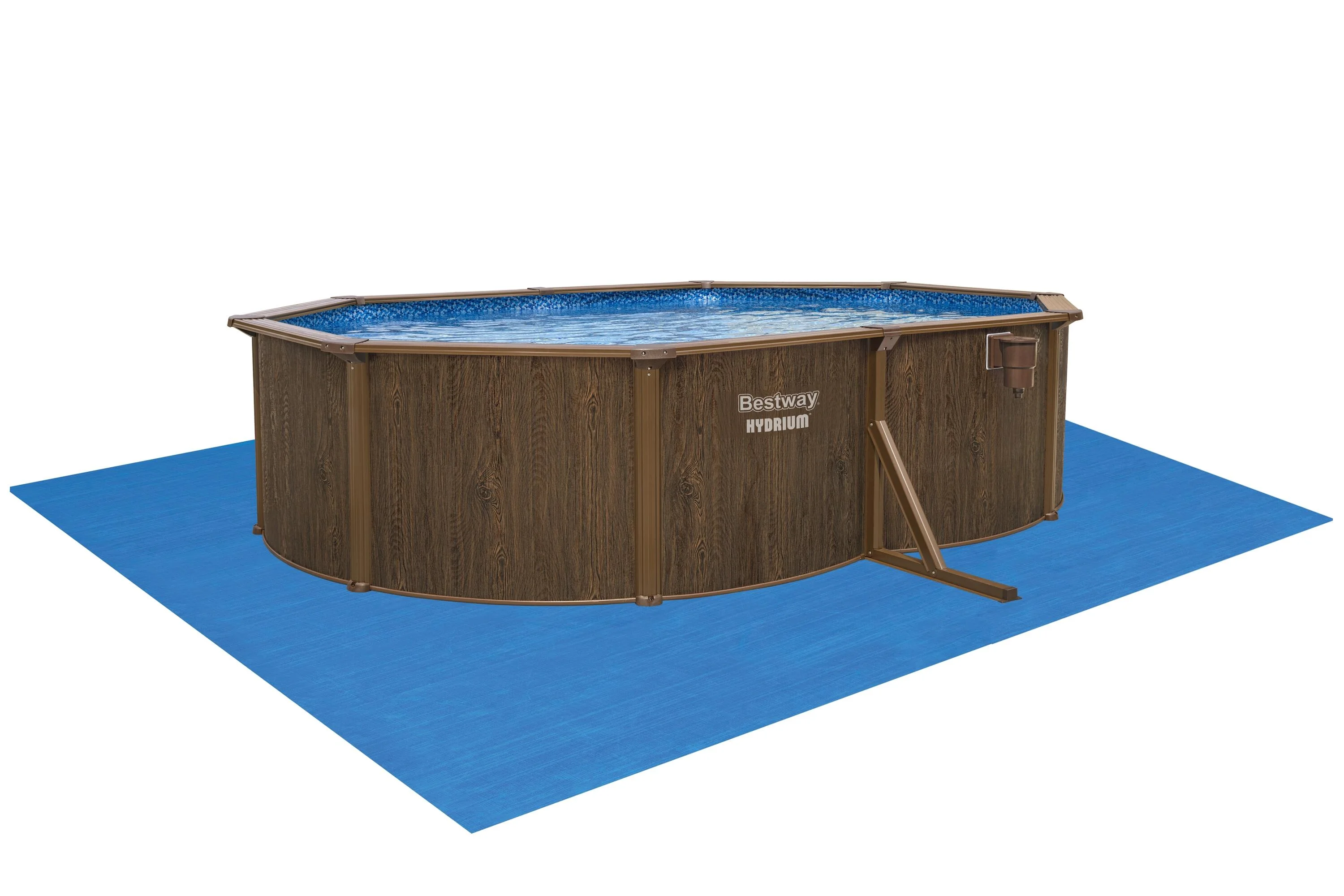 Piscina fuori terra rigida BESTWAY Hydrium L int 5 x 3.6 m 5