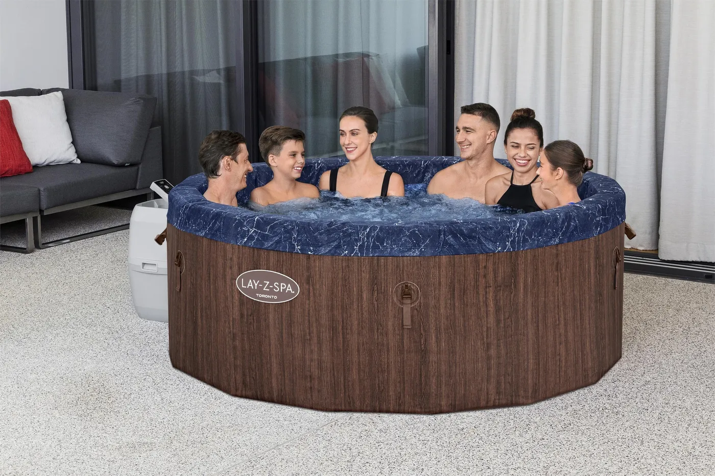 Idromassaggio da esterno gonfiabile BESTWAY Lay-Z-Spa Toronto Airjet Ø 190 H 70 cm 7