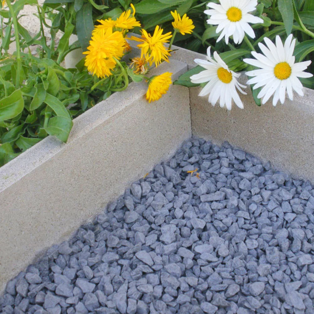 Cordolo in cemento grigio Mini L 50 x H 16, Sp 4 cm 2
