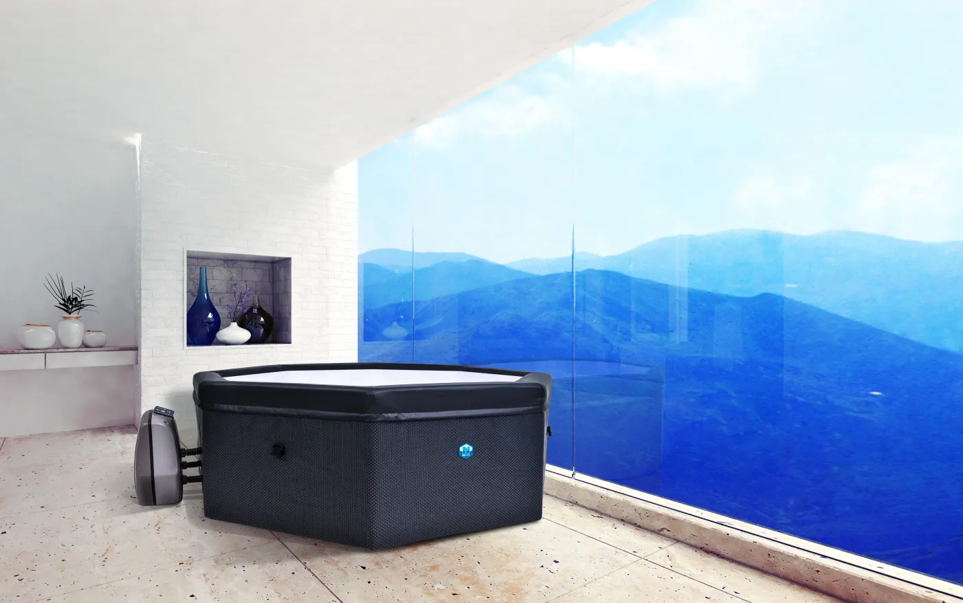 Idromassaggio da esterno gonfiabile NETSPA Octopus Ø 193 H 73 cm 3