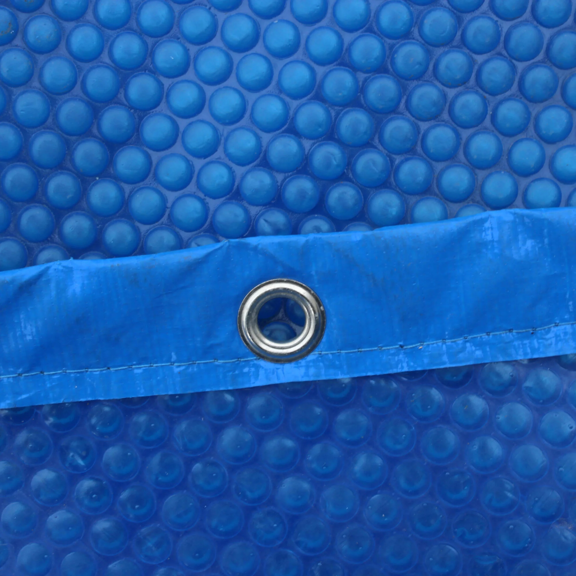 Copertura termica per piscina rettangolare GRE in polietilene blu 498 x 298 cm 2