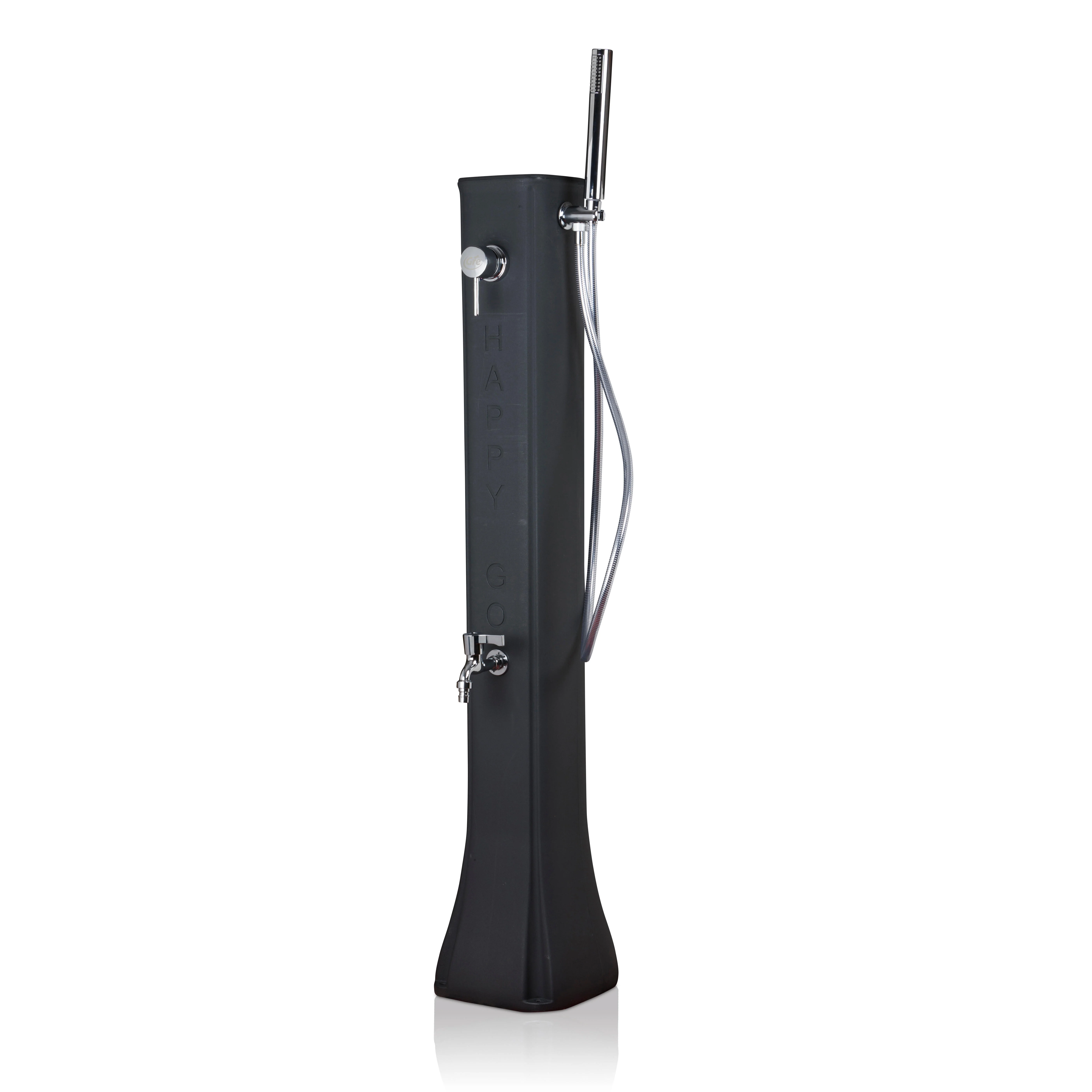 Doccia per piscina solare GRE DSM19 19 L, nero H 119 cm