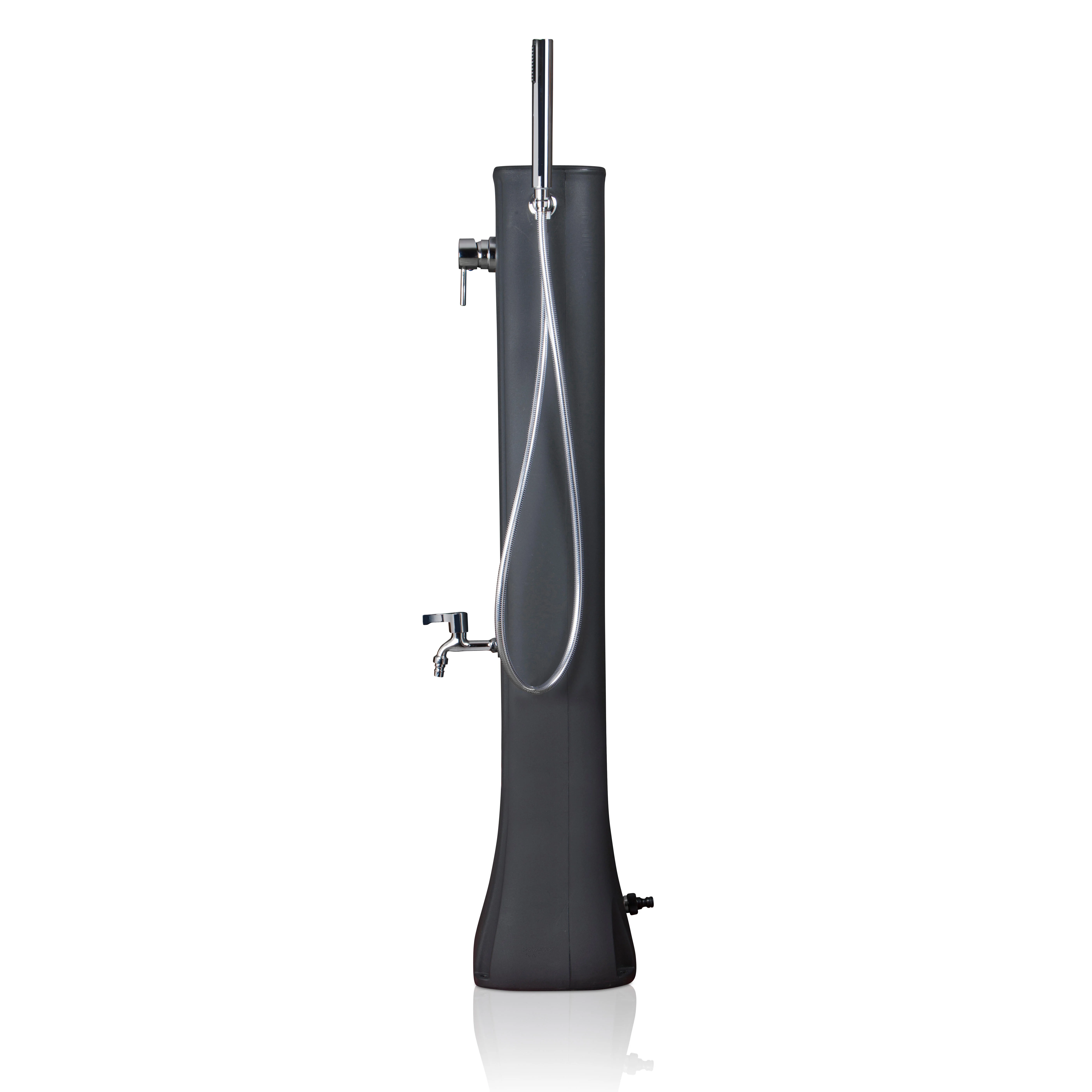 Doccia per piscina solare GRE DSM19 19 L, nero H 119 cm 3