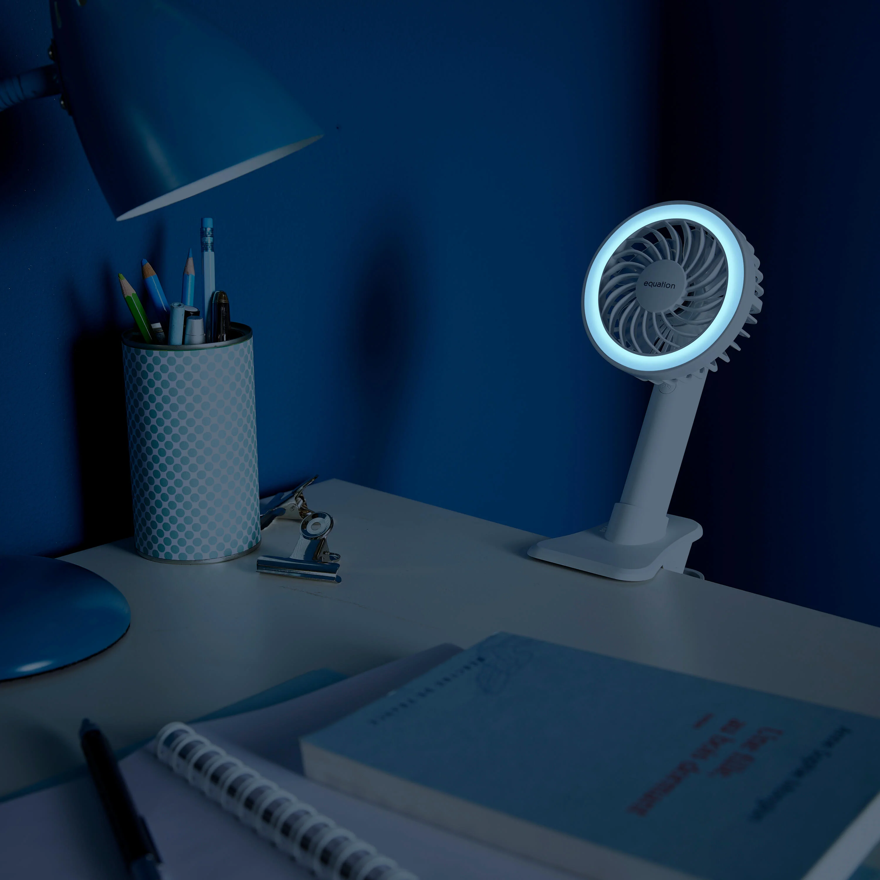 Ventilatore personal EQUATION Crab portatile bianco 5 W Ø 10.1 cm 2
