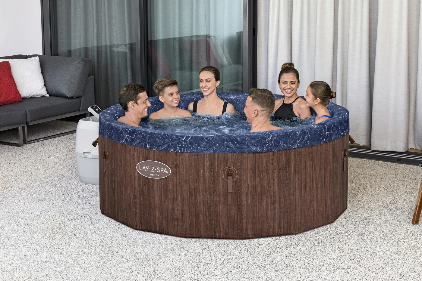 Idromassaggio da esterno gonfiabile BESTWAY Lay-Z-Spa Toronto Airjet Ø 190 H 70 cm 6