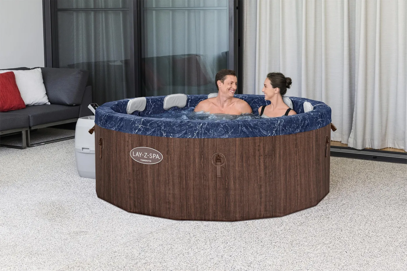 Idromassaggio da esterno gonfiabile BESTWAY Lay-Z-Spa Toronto Airjet Ø 190 H 70 cm