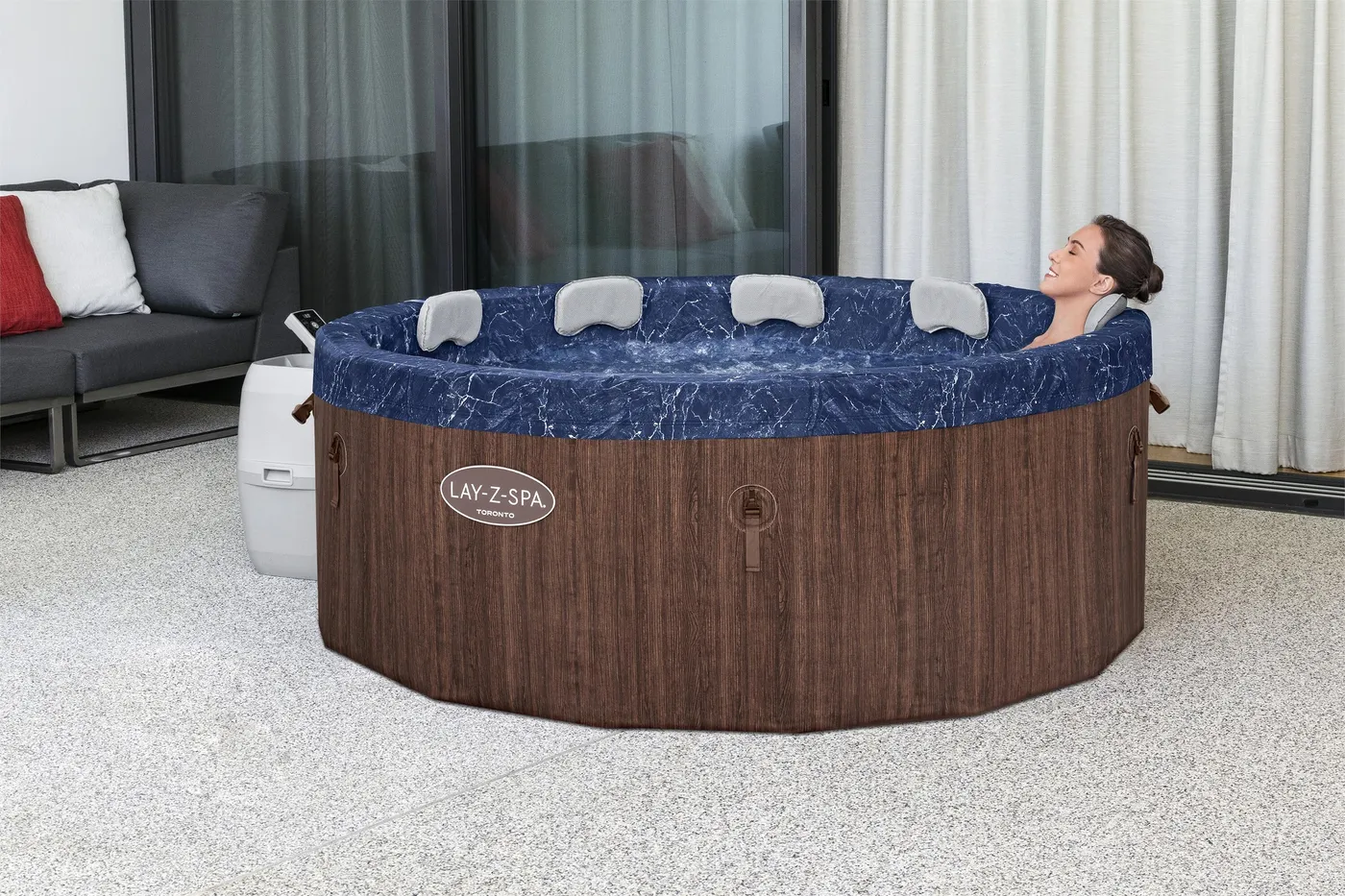 Idromassaggio da esterno gonfiabile BESTWAY Lay-Z-Spa Toronto Airjet Ø 190 H 70 cm 5